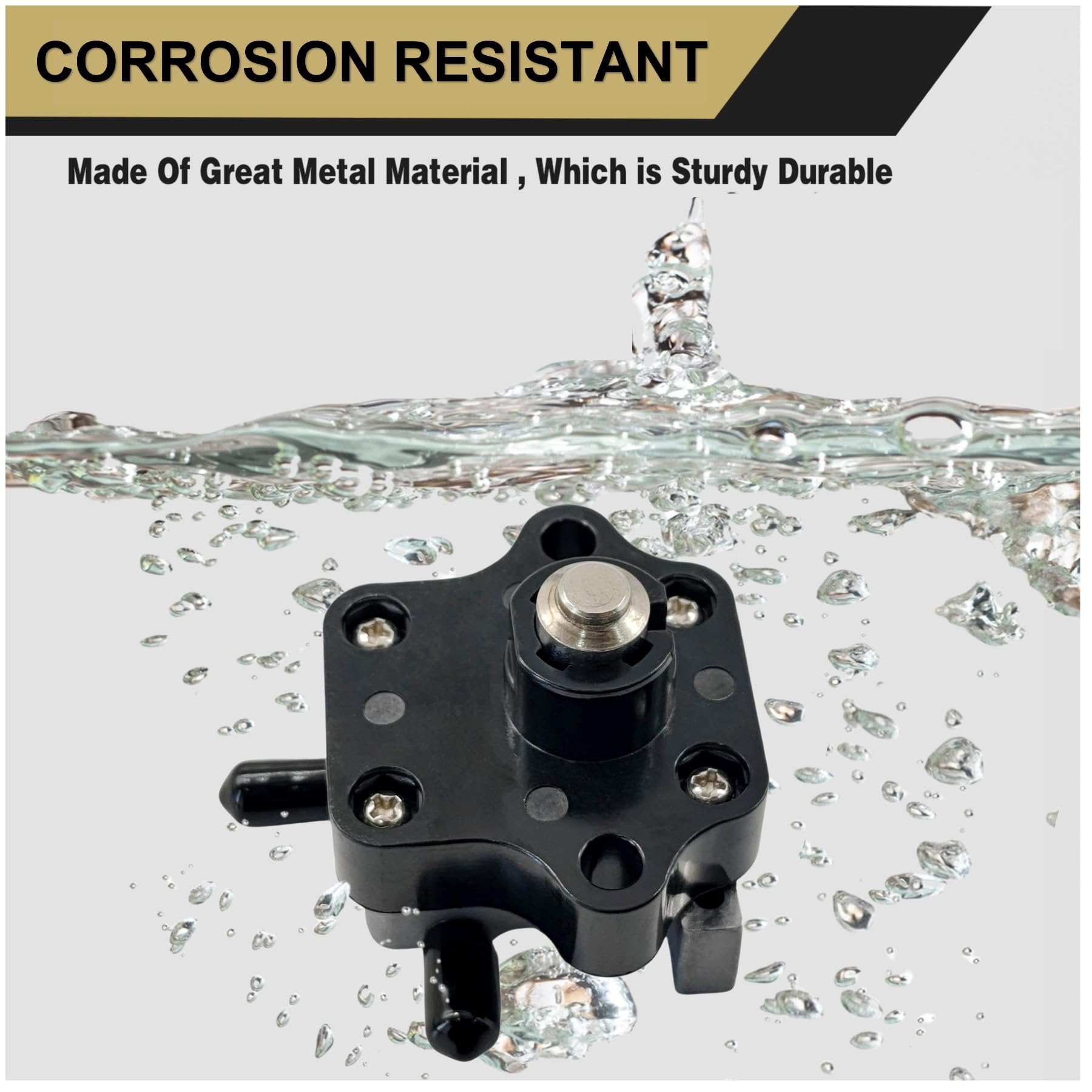 Jlm Marine 3H604000 Fuel Pump For Tohatsu Nissan 4 Stroke Mfs Nsf 4 5 6 8 9.8 Hp And Mercury Mariner 4 5 6 Hp Outboard Engines 3