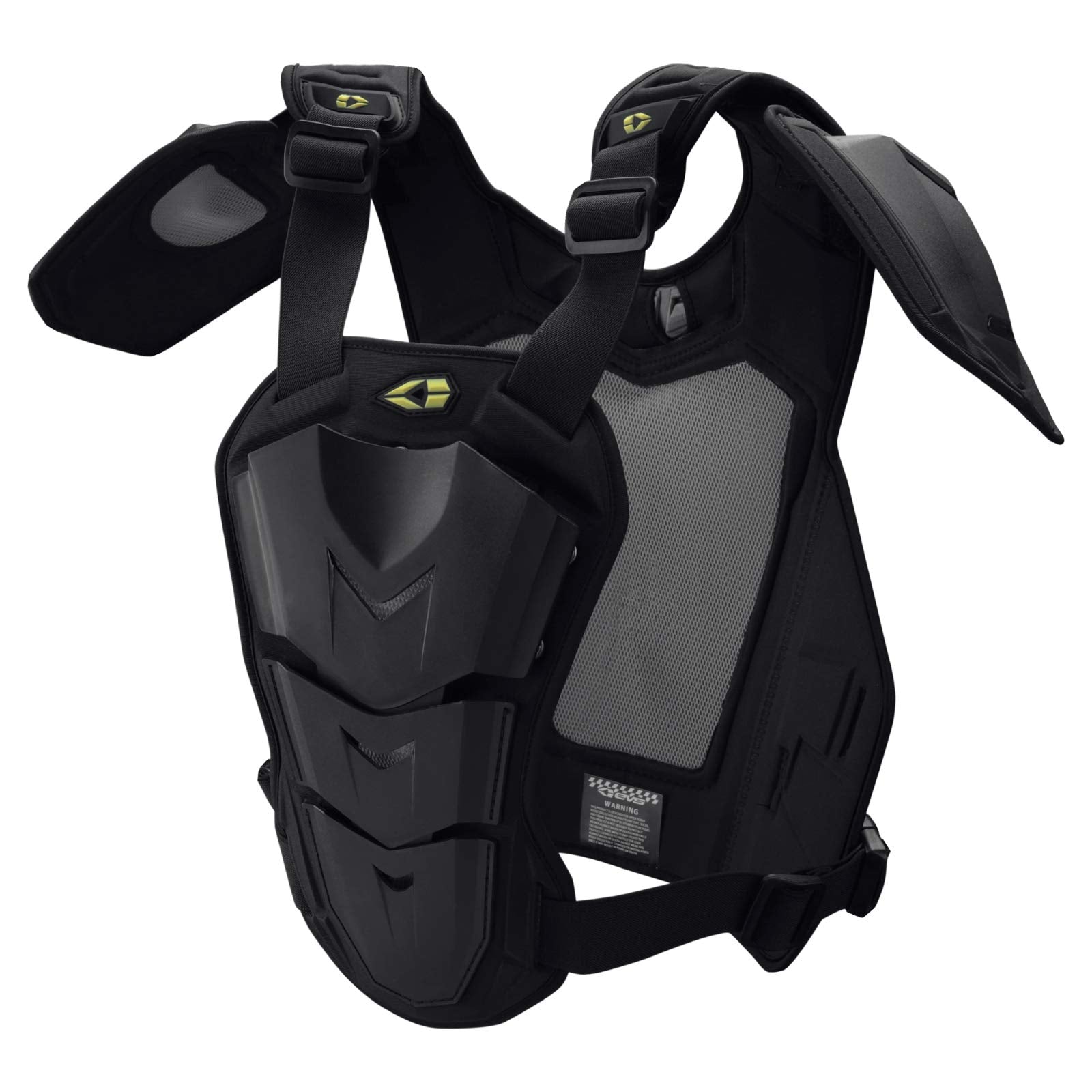 Evs Sports Unisex-Adult Revo 5 Roost Deflector (Black/Hi-Viz, Large/X-Large) - Rv5-Bk-L/Xl