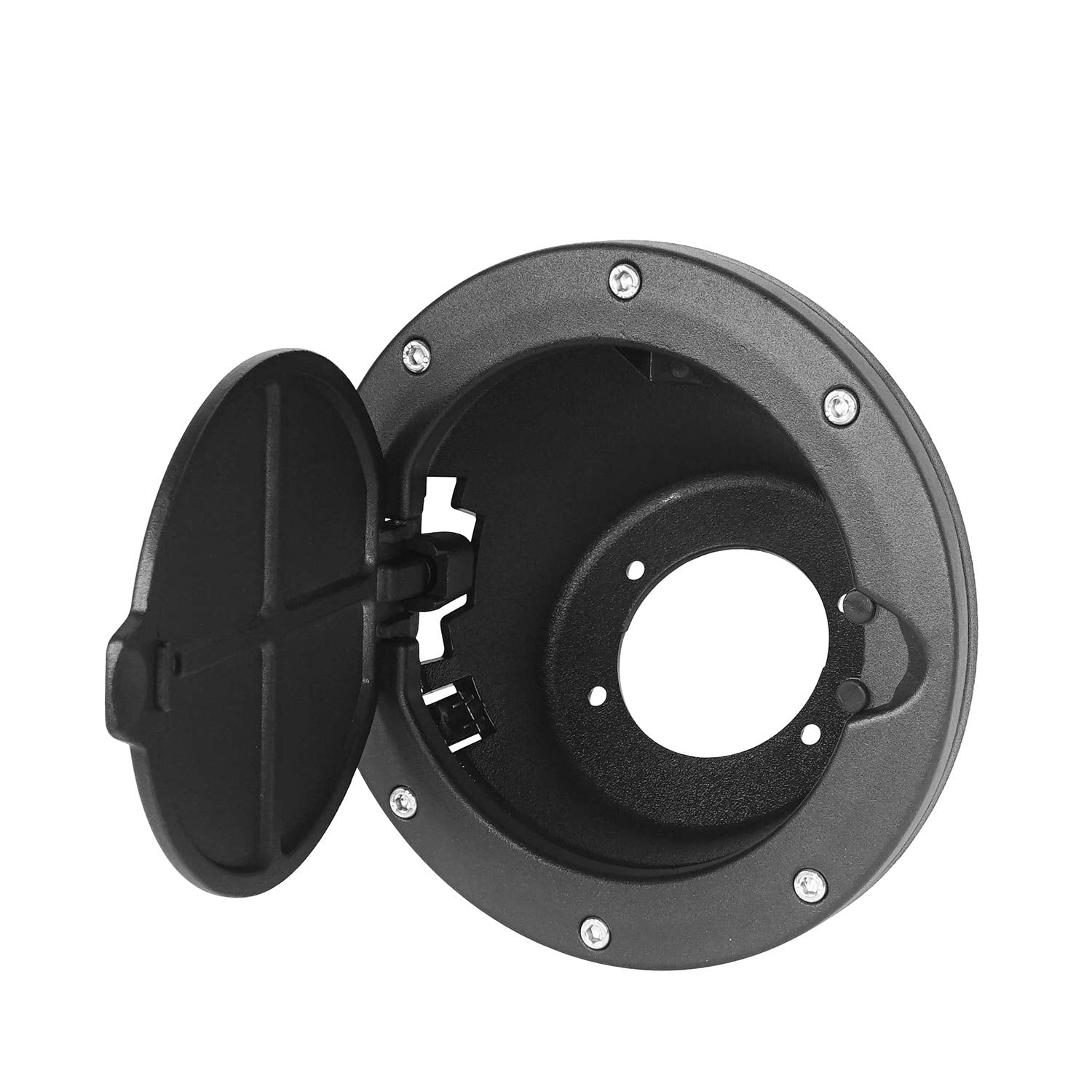 Hooke Road Fuel Filler Door Gas Tank Cap Cover For Jeep Wrangler Tj 1997-2006