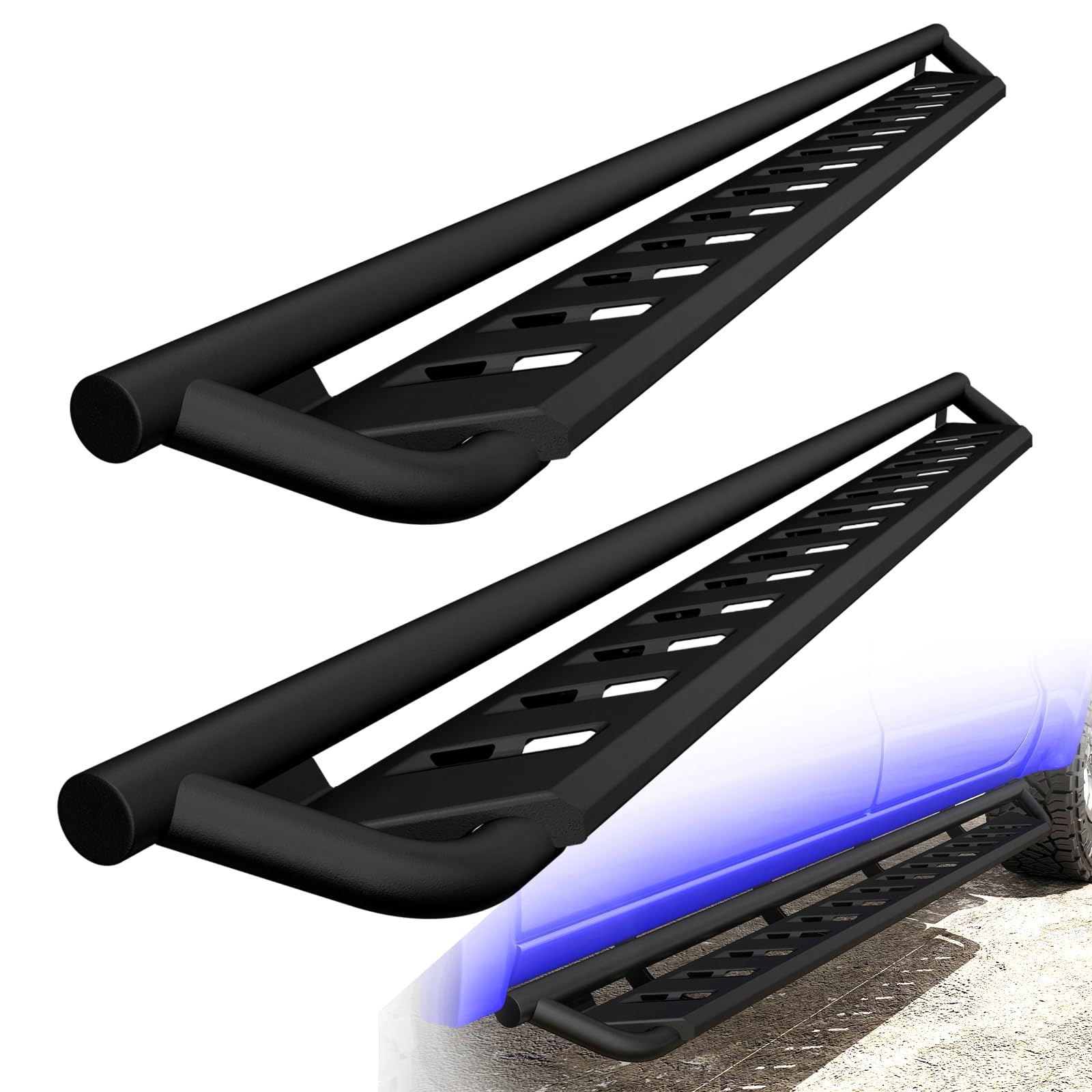 Onine Clutch Drop Running Board Custom Fit 2019-2025 Chevy Silverado/Gmc Sierra 1500 & 2020-2025 Chevy Silverado/Gmc Sierra 2500