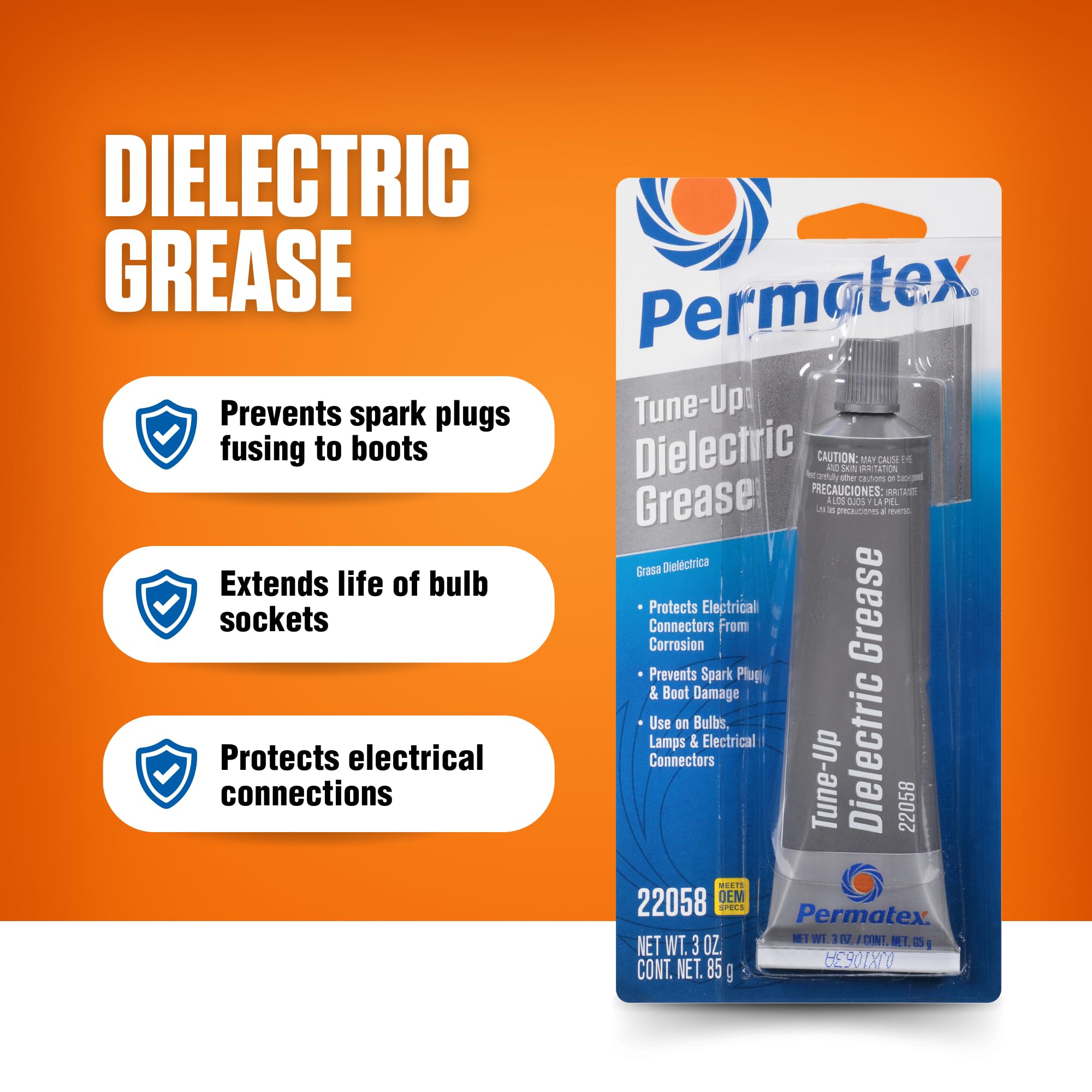 Permatex Inc 22058 3 Pack 3 Oz. Dielectric Tune-Up Grease