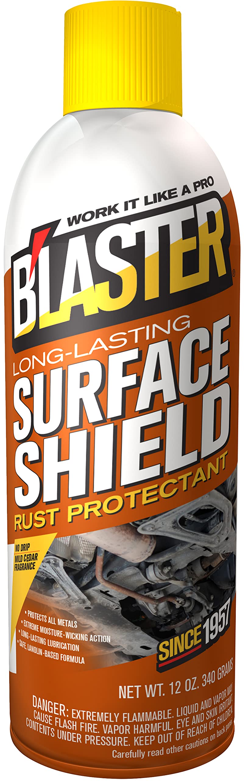 B'laster Surface Shield 12 oz Corrosion Protection Undercoating, Pack of 6 - Model 16-SS