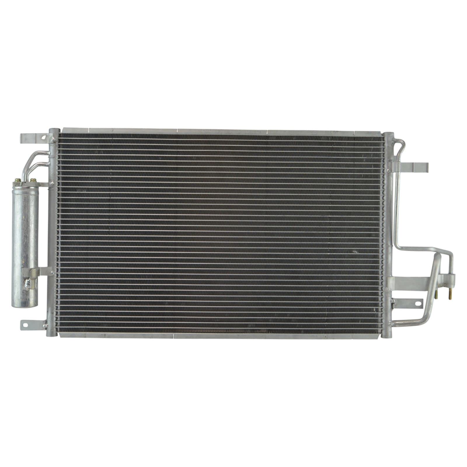TRQ Air Conditioning A/C Condenser Receiver Drier Compatible with 2005-2009 Hyundai Tucson 2005-2010 Kia Sportage HY3030133 KI30
