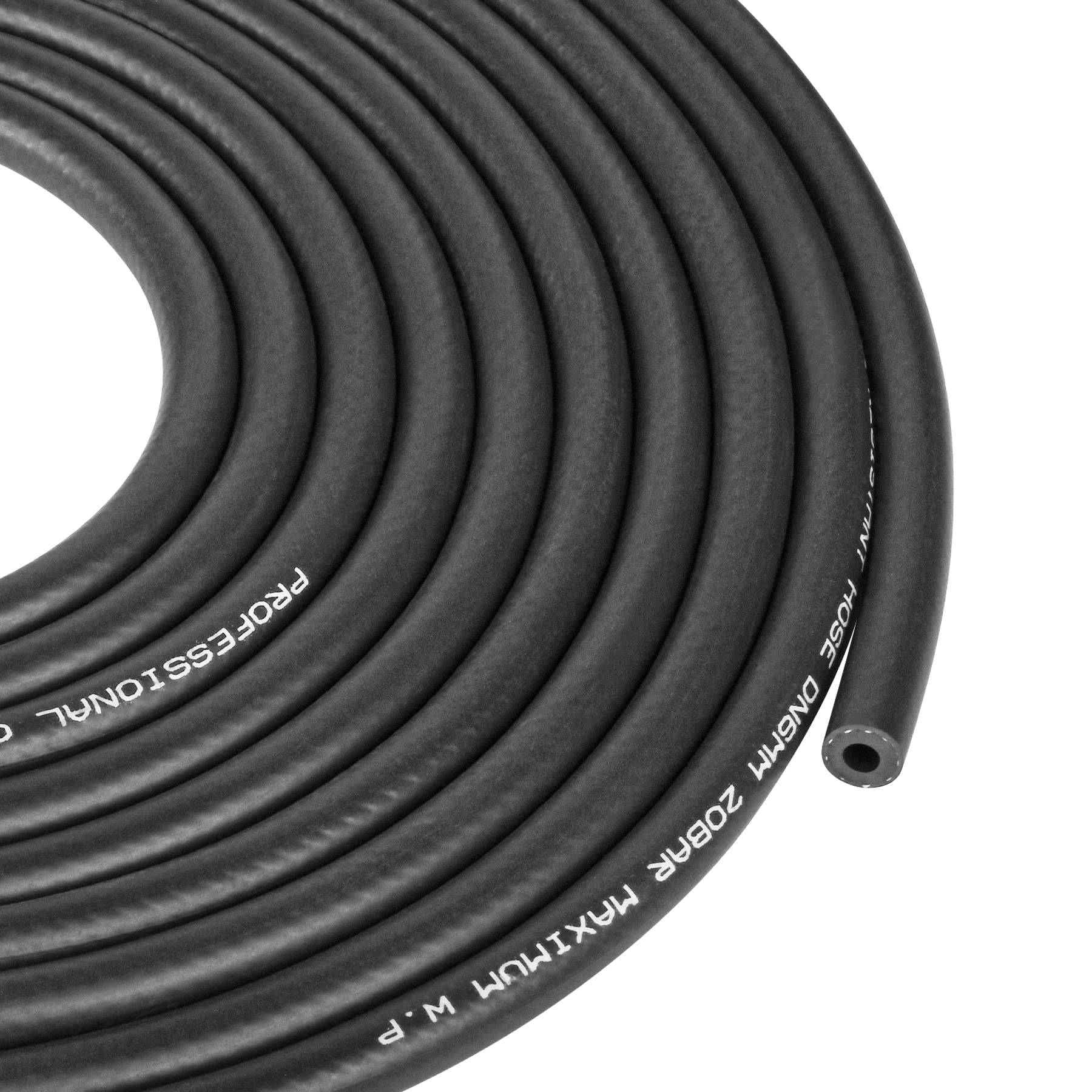 1/4 Inch (6Mm) Id Fuel Line Hose 25Ft Nbr Rubber Push Lock Hose High Pressure 300Psi For Automotive Fuel Systems Engines