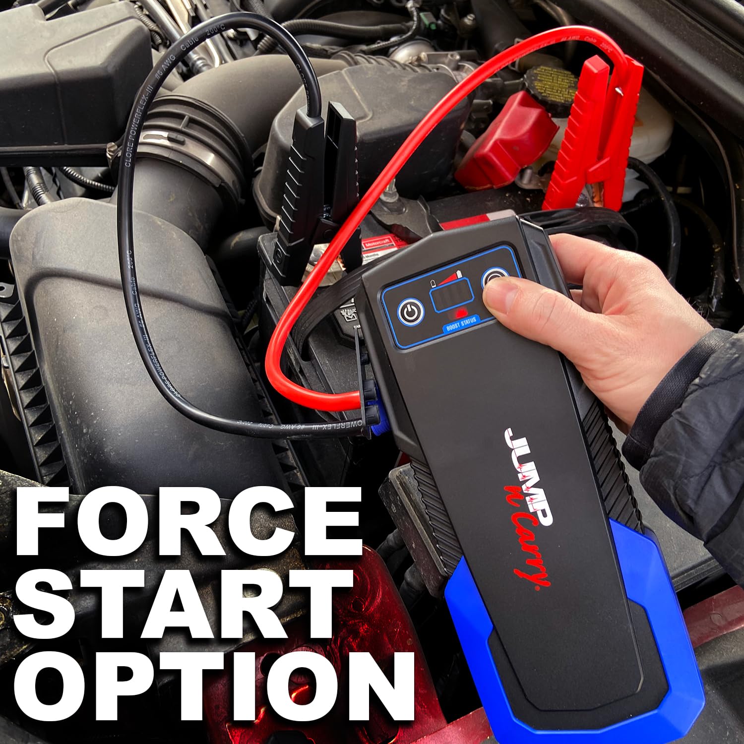 Clore Automotive Jump-N-Carry JNC325 12V Lithium Jump Starter - 450 Amp for 8L Gas & 6L Diesel Engines, Factory Color, One Size