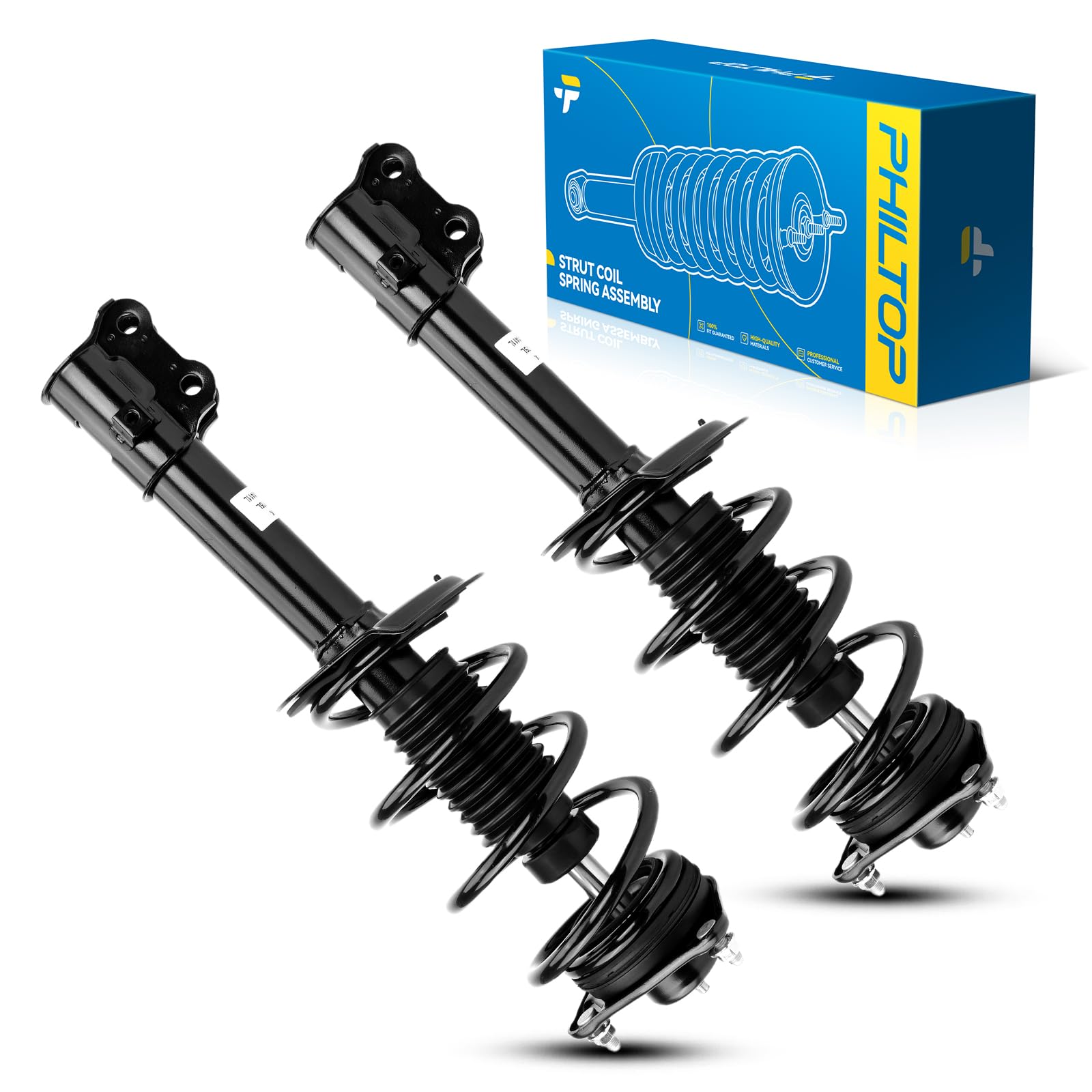 Philtop Front Struts Shock Absorber Assembly Fits Sportage 2011 2012 2013 2014 2015 2016, Tucson 2010-2013, Complete Suspension