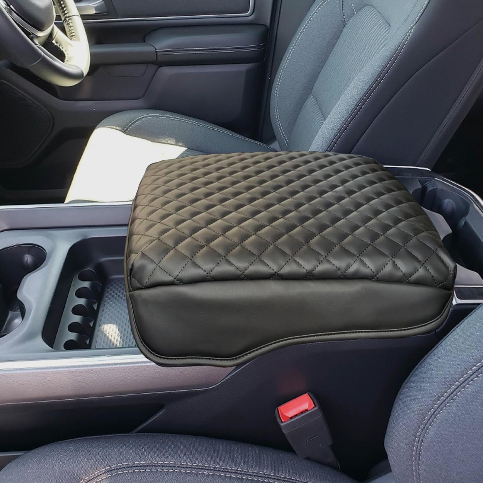 Zxiaochun Center Console Cover Compatible with 2019 2020 2021 2022 2023 2024 2025 2026 Dodge Ram 1500 2500 3500 Accessories, Arm