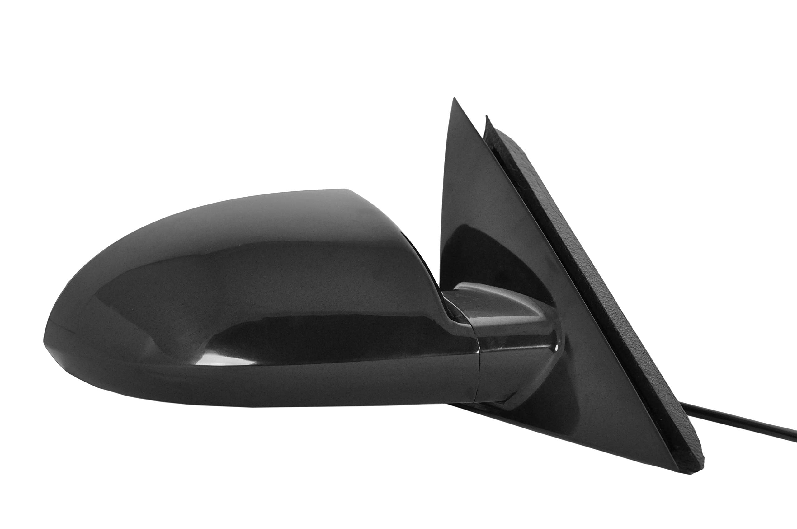 Dependable Direct Driver Side Unpainted Side View Mirror for 2006-2013 Chevy Impala, 2014-2016 Chevy Impala Limited - Power Oper