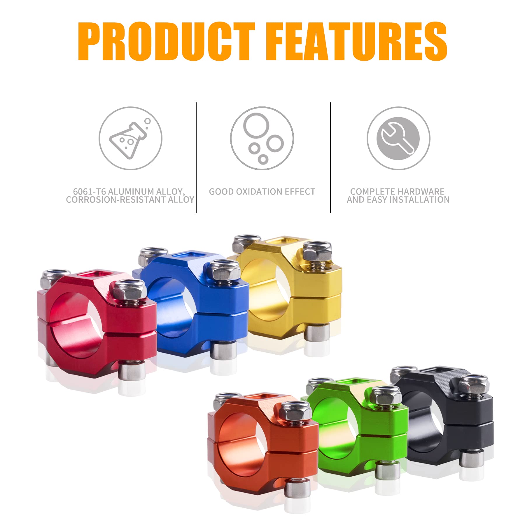 Oraevy Cnc Engine Kill Switch Mounting Backplate For 7/8'' Handlebars - Blue