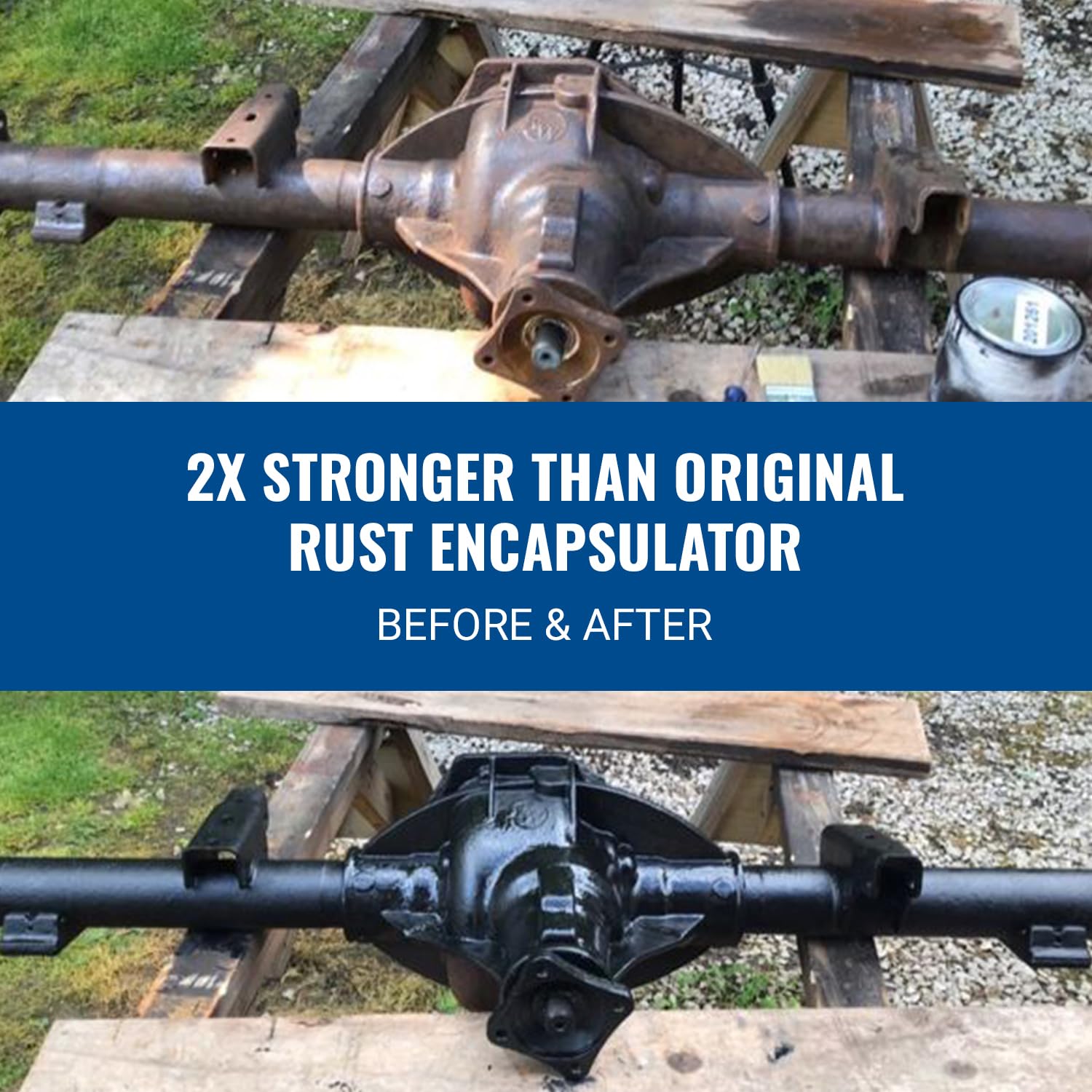 Eastwood Rust Encapsulator Plus - 1 Gallon Matte Black, Durable Heat Resistant Finish, Maximum Rust Protection up to 350°F