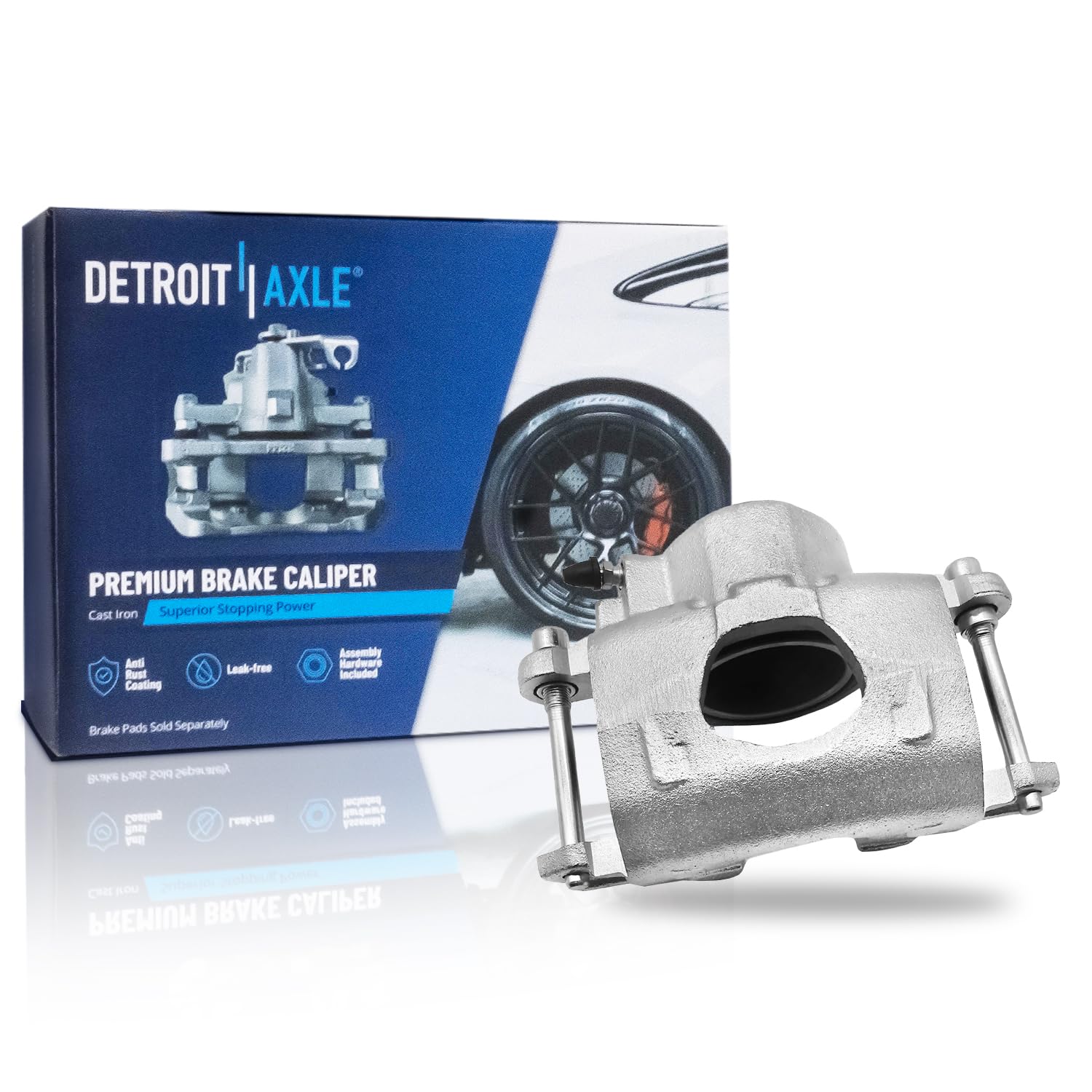Detroit Axle - Front Left Brake Caliper for Chevrolet Impala Camaro Astro Buick LeSabre Cadillac DeVille Fleetwood GMC C1500 Saf