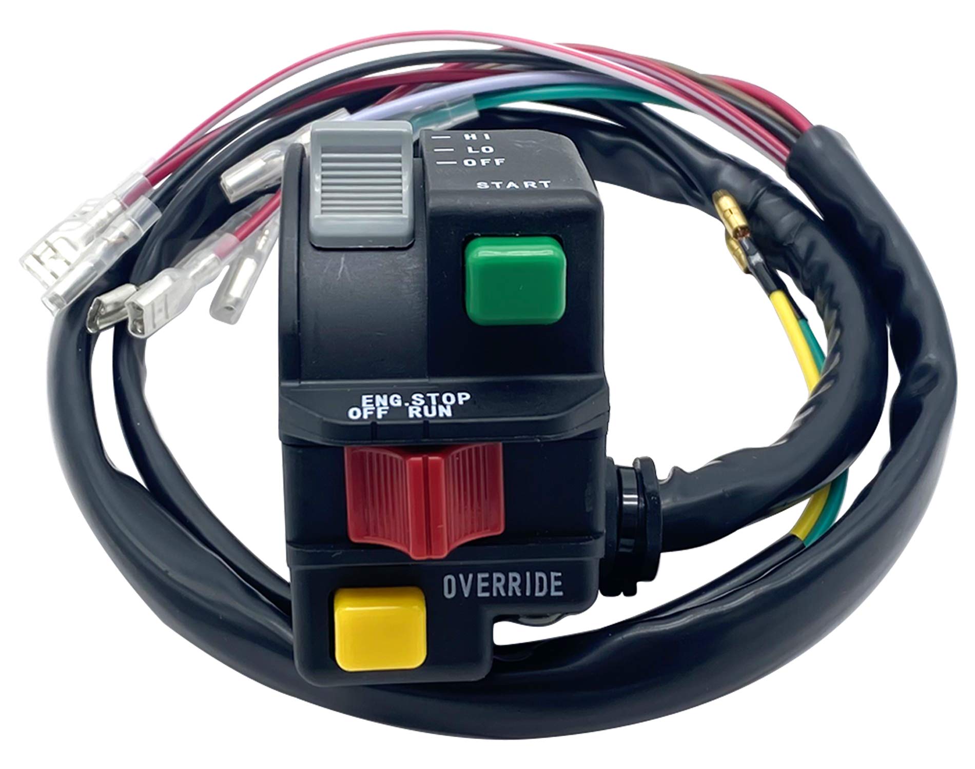 M MATI Left Handlebar Start Stop Switch for Polaris ATV 400L 6X6 Magnum 425, Model 4110193