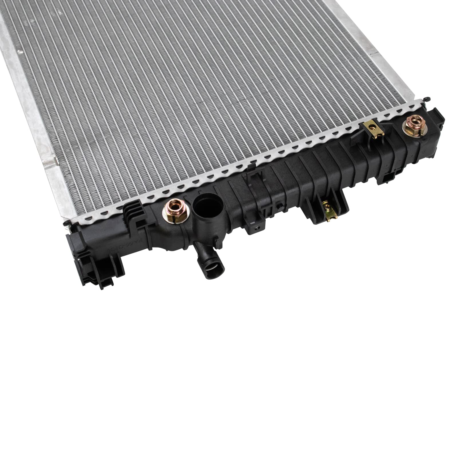 TRQ Radiator Assembly Aluminum Core Cross Flow for 2016-2021 Chevrolet Malibu L4 2.0L Automatic Transmission Model RDA80241