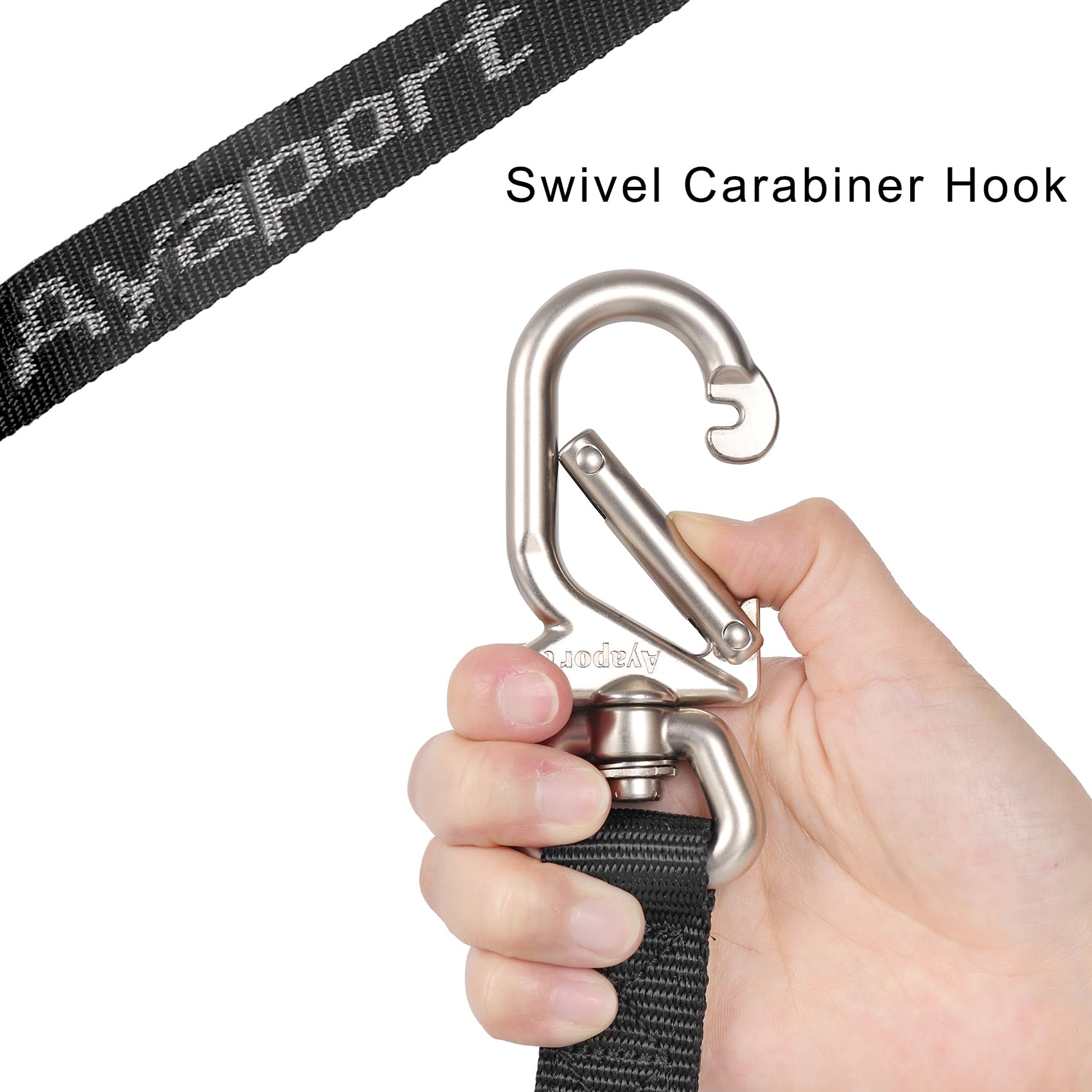 Ayaport Motorcycle Tie Down Straps 1.1    X 7 (With Swivel Carabiner Hooks) Cam Buckle Tie Downs, Handlebar Strap For Dirt Bike,