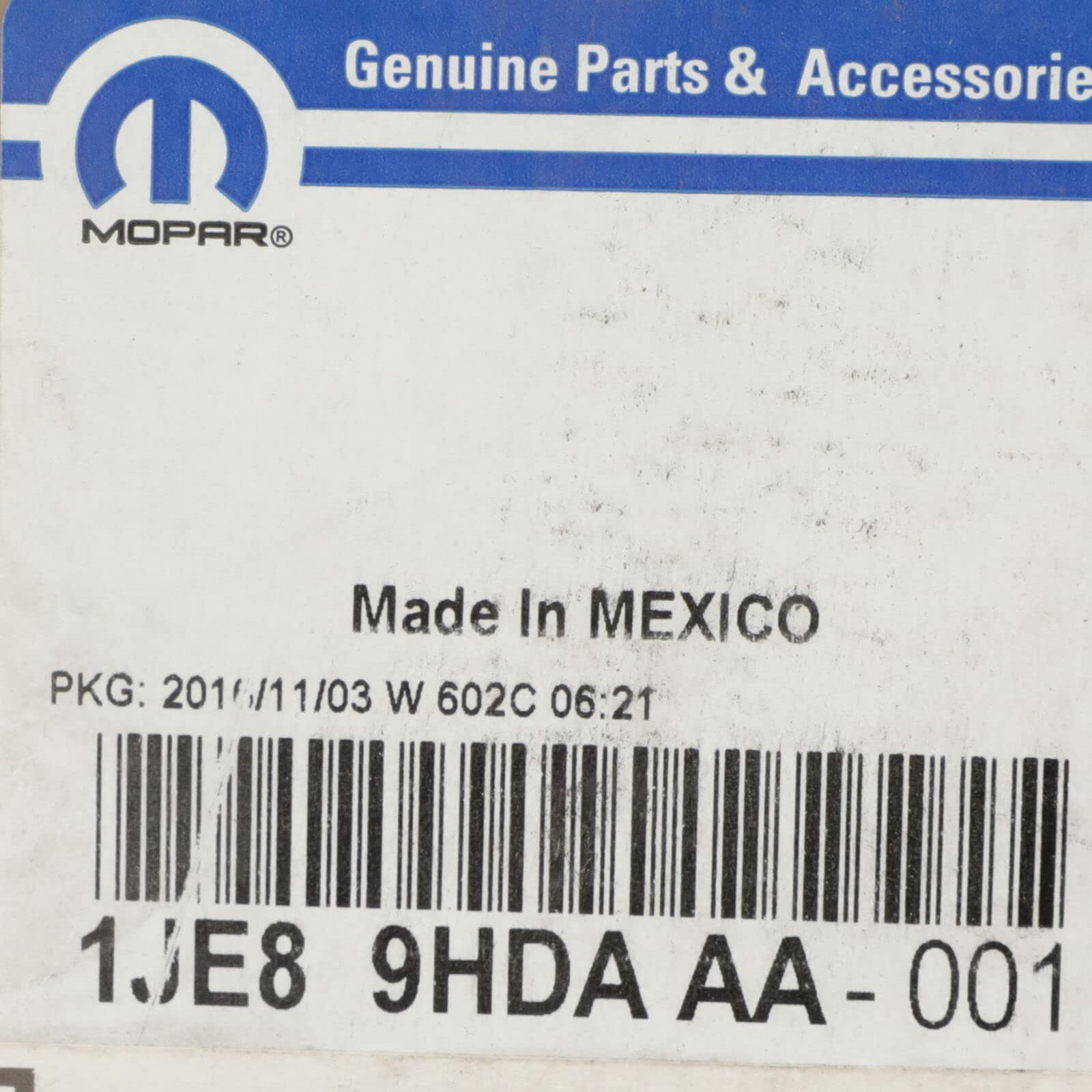 Mopar Genuine Mopar Visor 1Je89Hdaaa