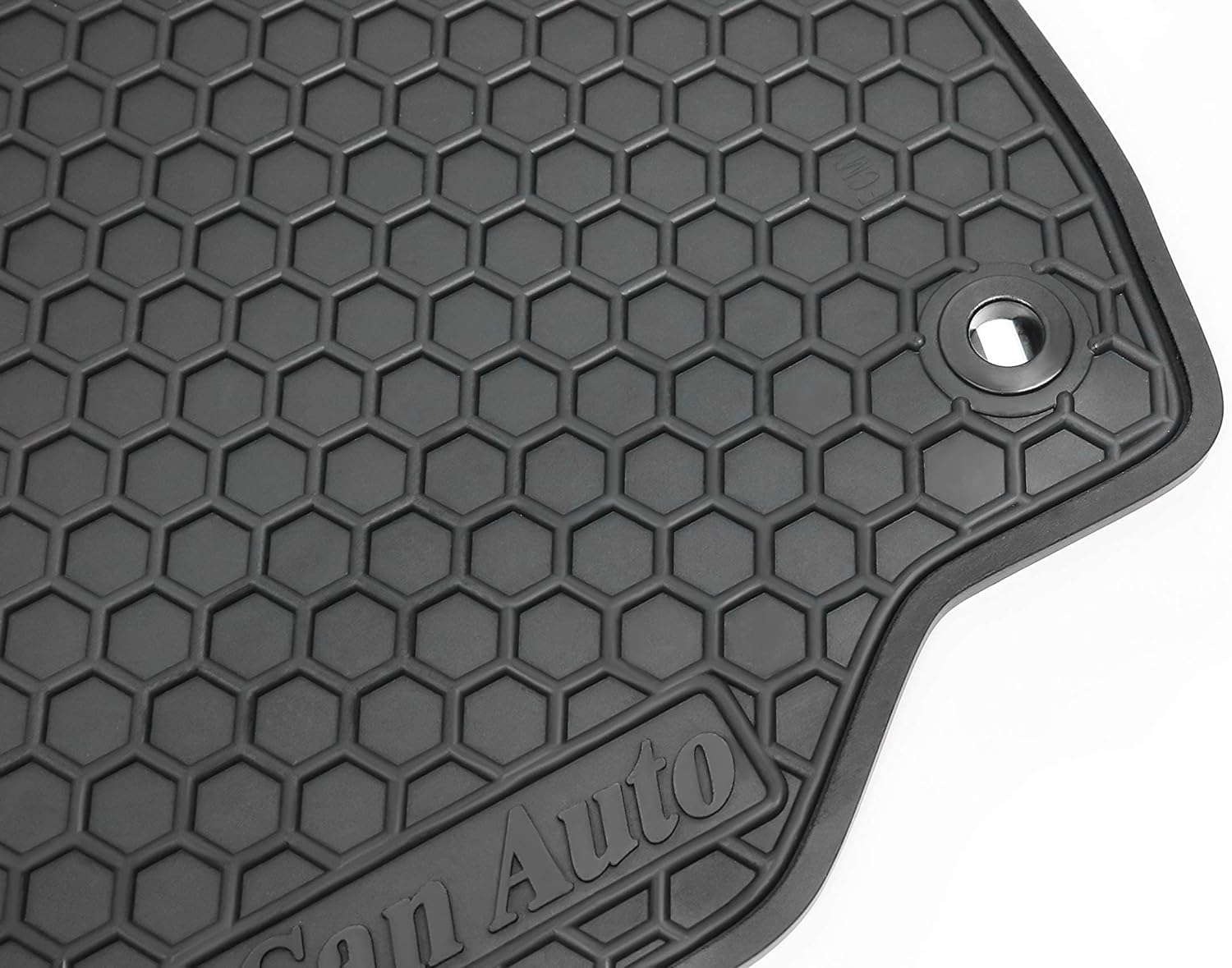 San Auto Car Floor Mats Custom Fit For Toyota Camry 9Th 2025 Black Red Rubber Car Floor Liners Set All Weather Season Protection
