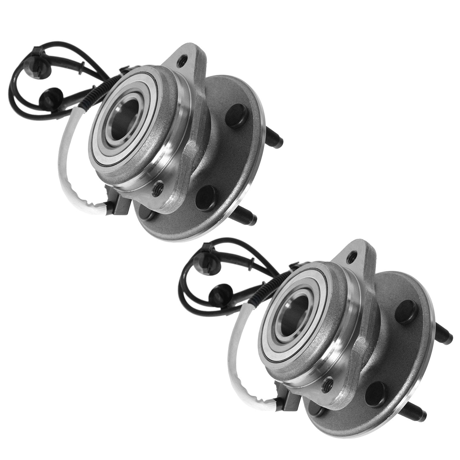 Trq Front Wheel Hub Bearings Assembly Set Compatible With 1995-2001 Ford Explorer 2002 Explorer Sport 2001-2002 Explorer Sport T
