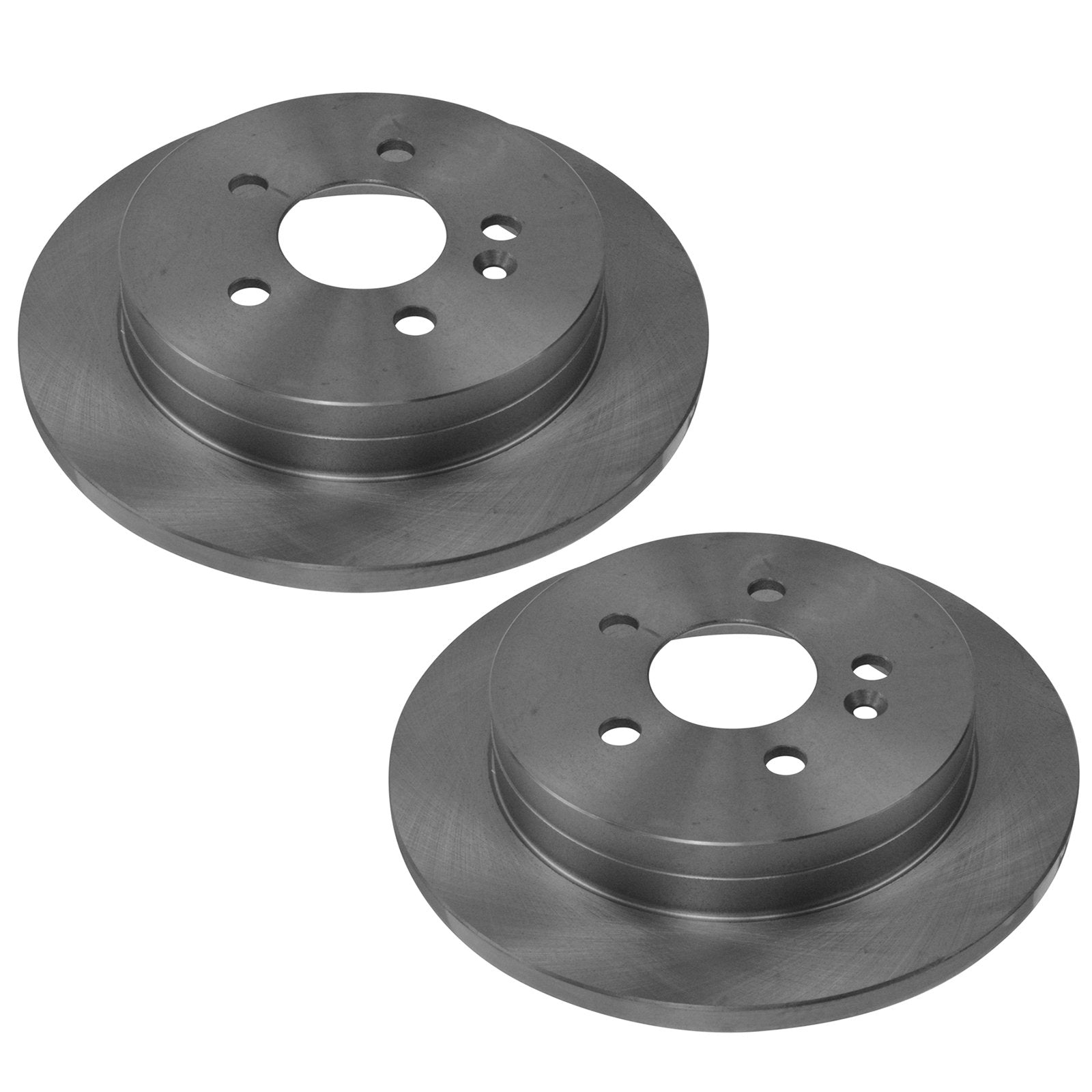 Trq Rear Brake Pad & Rotor Kit Brake Pads Brake Rotor Ceramic Compatible With 1998-2003 Mercedes-Benz Ml320 2003-2005 Ml350 1999