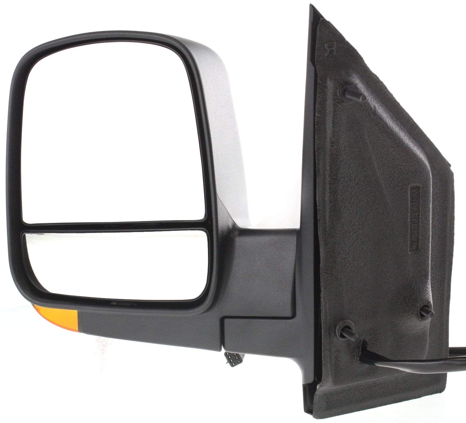 Kool Vue Driver Side Power Heated Mirror for Chevrolet Express 2500 Express 3500 GMC Savana 3500 Savana 2500 2008-2023 With Sign