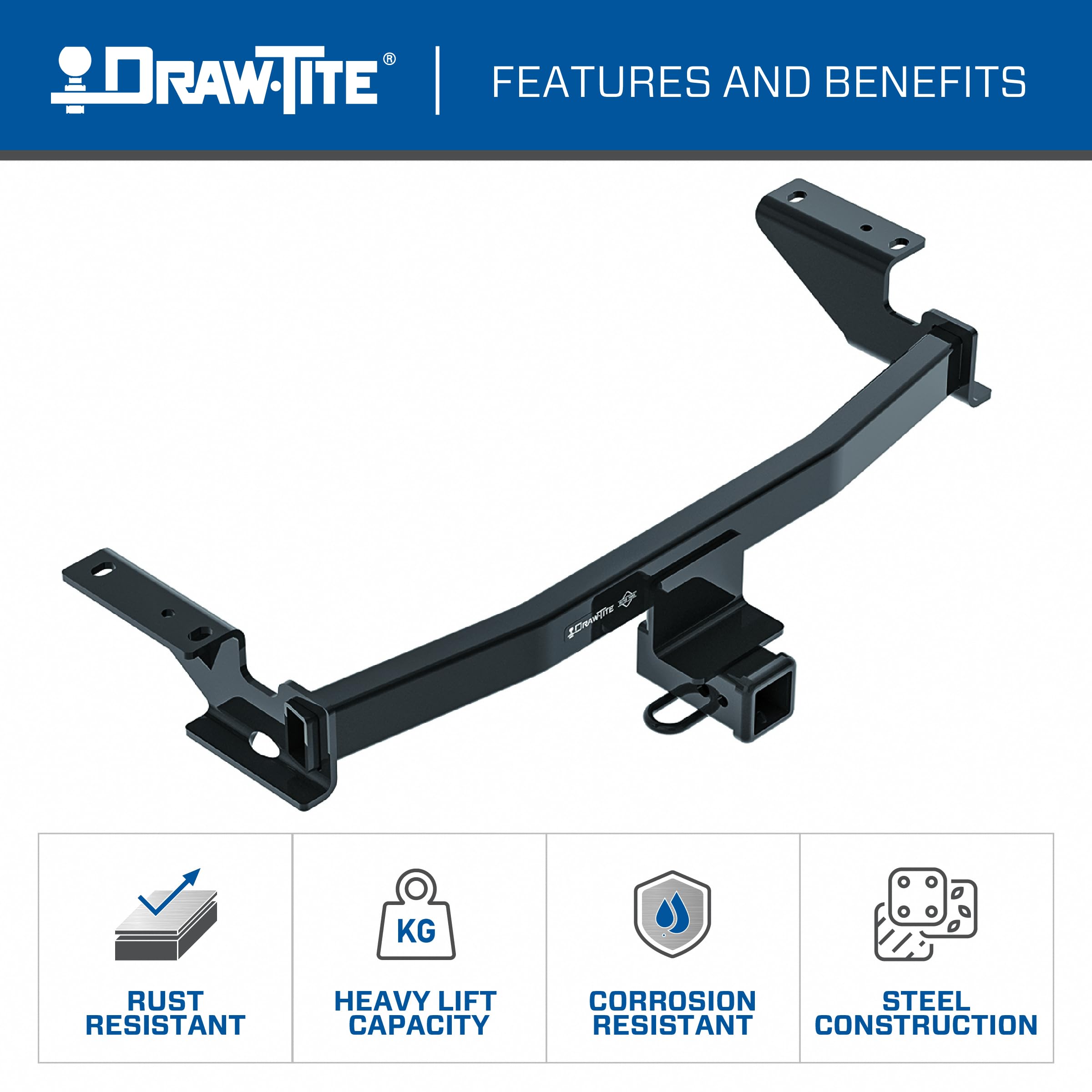 Draw-Tite Class 3 Trailer Hitch for 2013-2025 Mazda CX-5, 2" Receiver, Model 76138