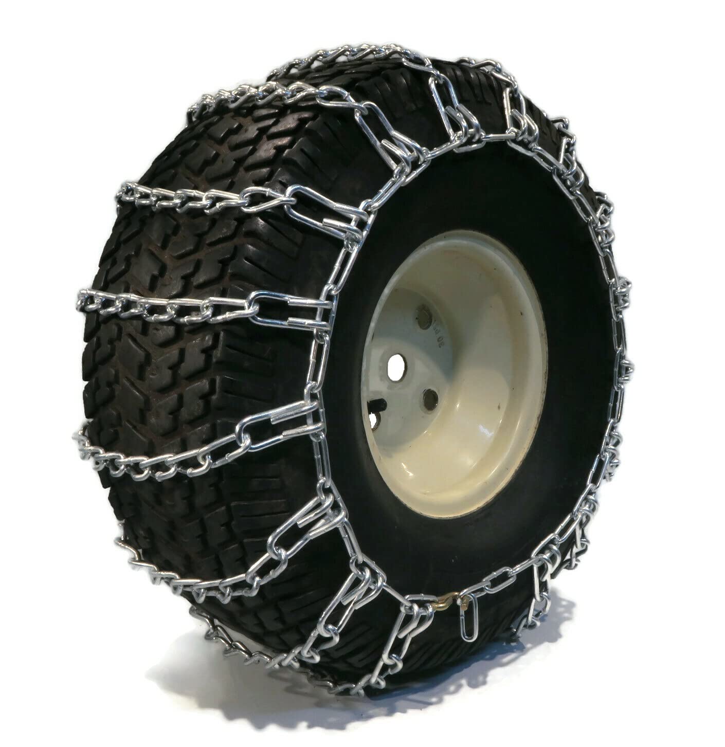 The Rop Shop | Pair Of 2 Link Tire Chains 26X12X12 For Snow Blowers, Lawn & Garden Tractors, Mowers & Riders, Utv, Atv, 4-Wheelers, Utility Vehicles
