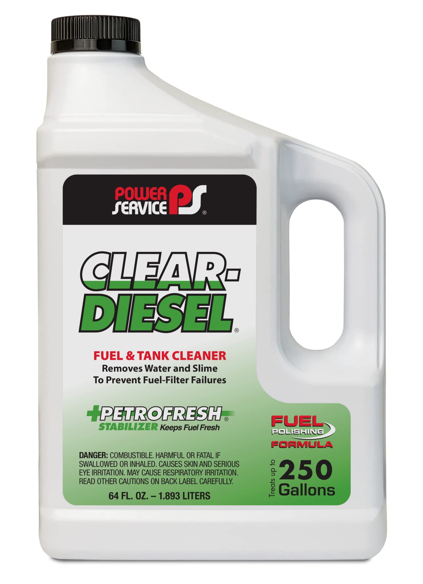 Power Service Clear-Diesel Fuel & Tank Cleaner - 64 Ounce
