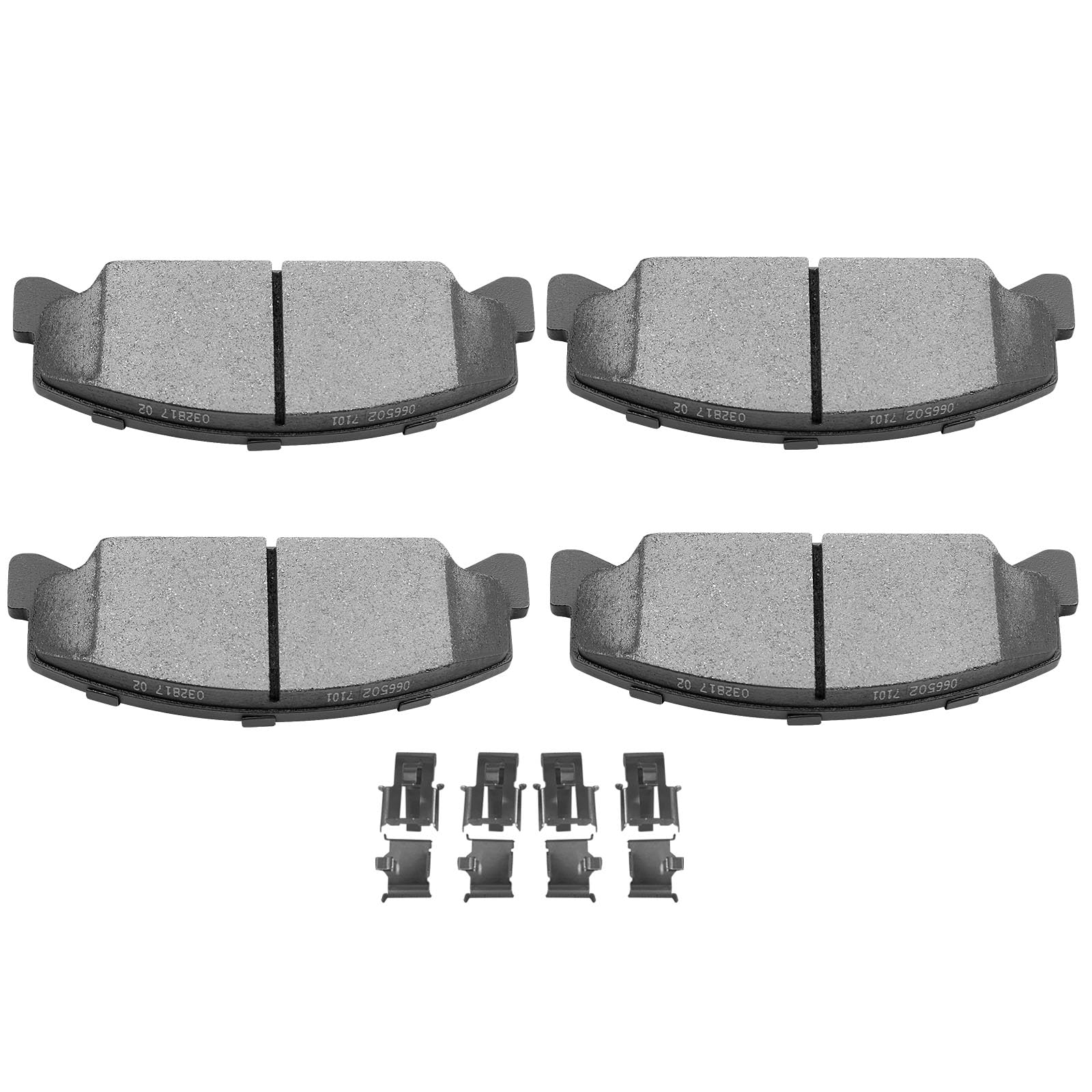 Scitoo D273 Ceramic Brake Pads Sets Front Replacement For Honda Civic 1990-2000,For Honda Civic Del Sol 1993-1997,For Honda Crx