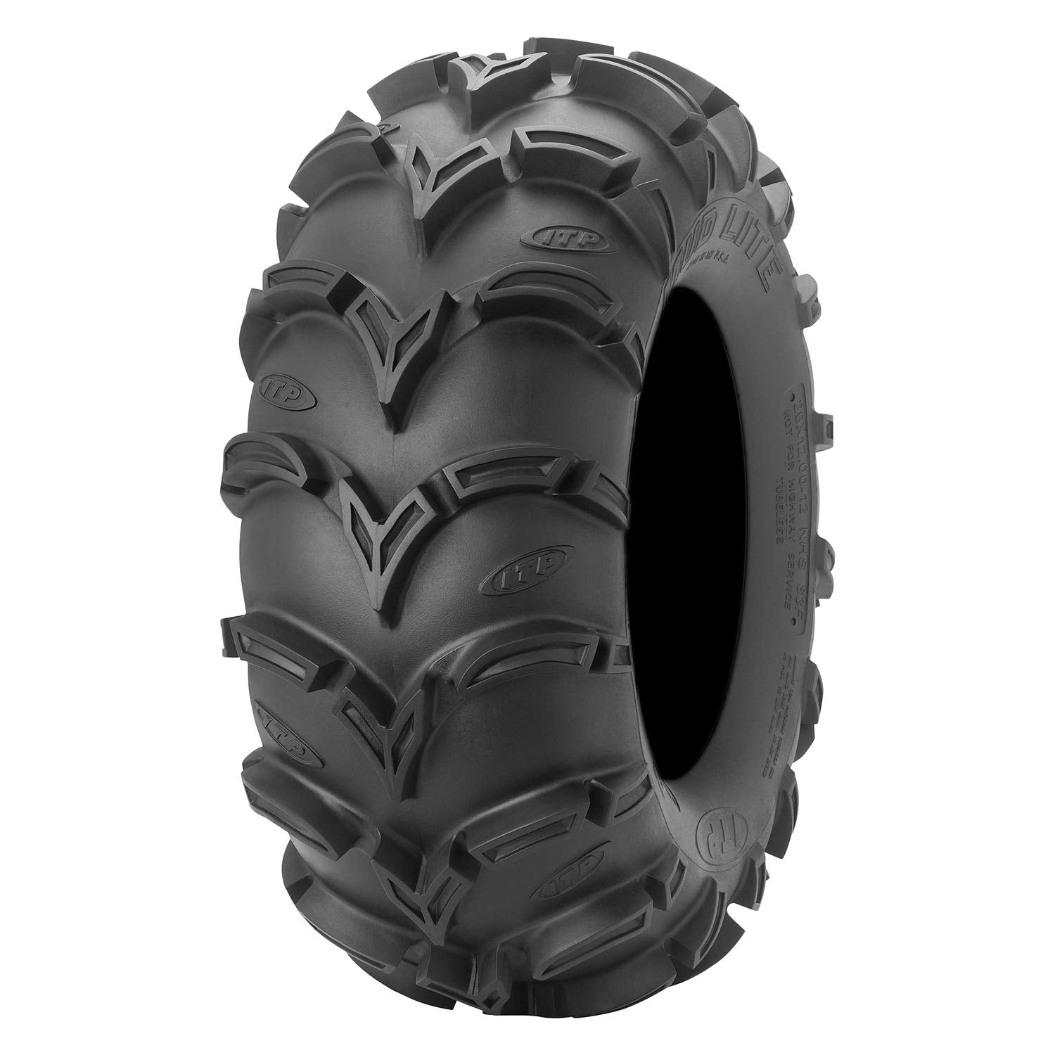 ITP Mud Lite XL Mud Terrain ATV Tire 25x12-12