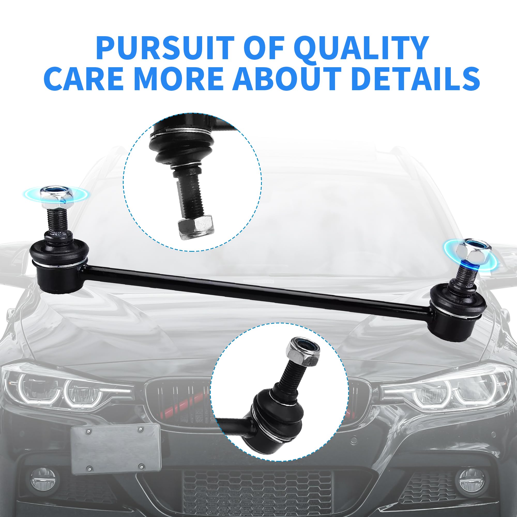 Rockplanet Stabilizer Sway Bar Link Front, Automotive Replacement Sway Bar Link Kits Compatible with Toyota Camry Avalon Lexus E