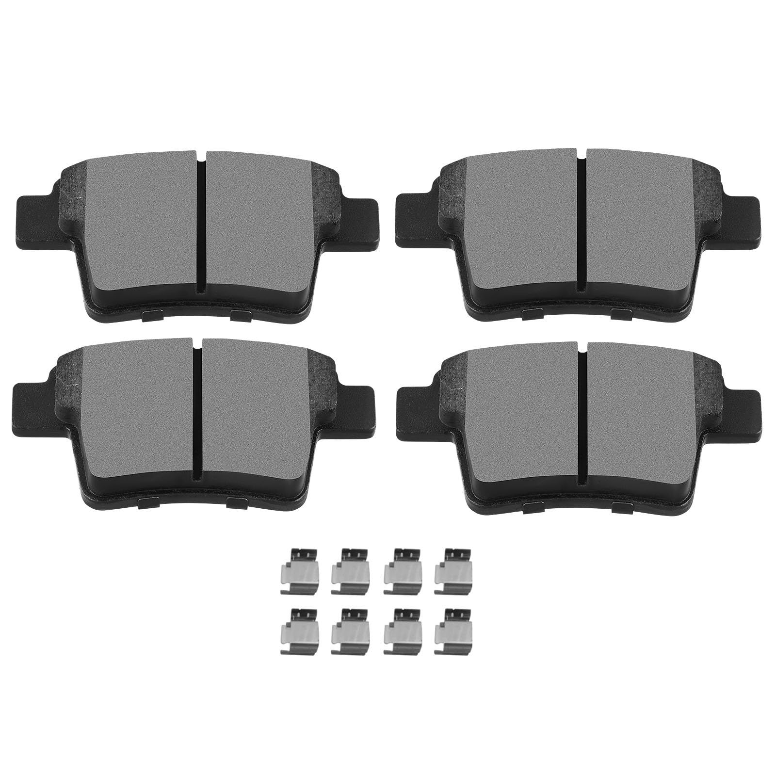 Scitoo D1071 Semi-Metal Brake Pads Kits Rear Fit For Ford 2005-2009,For Jaguar 2005-2008,For Mercury 2005-2009