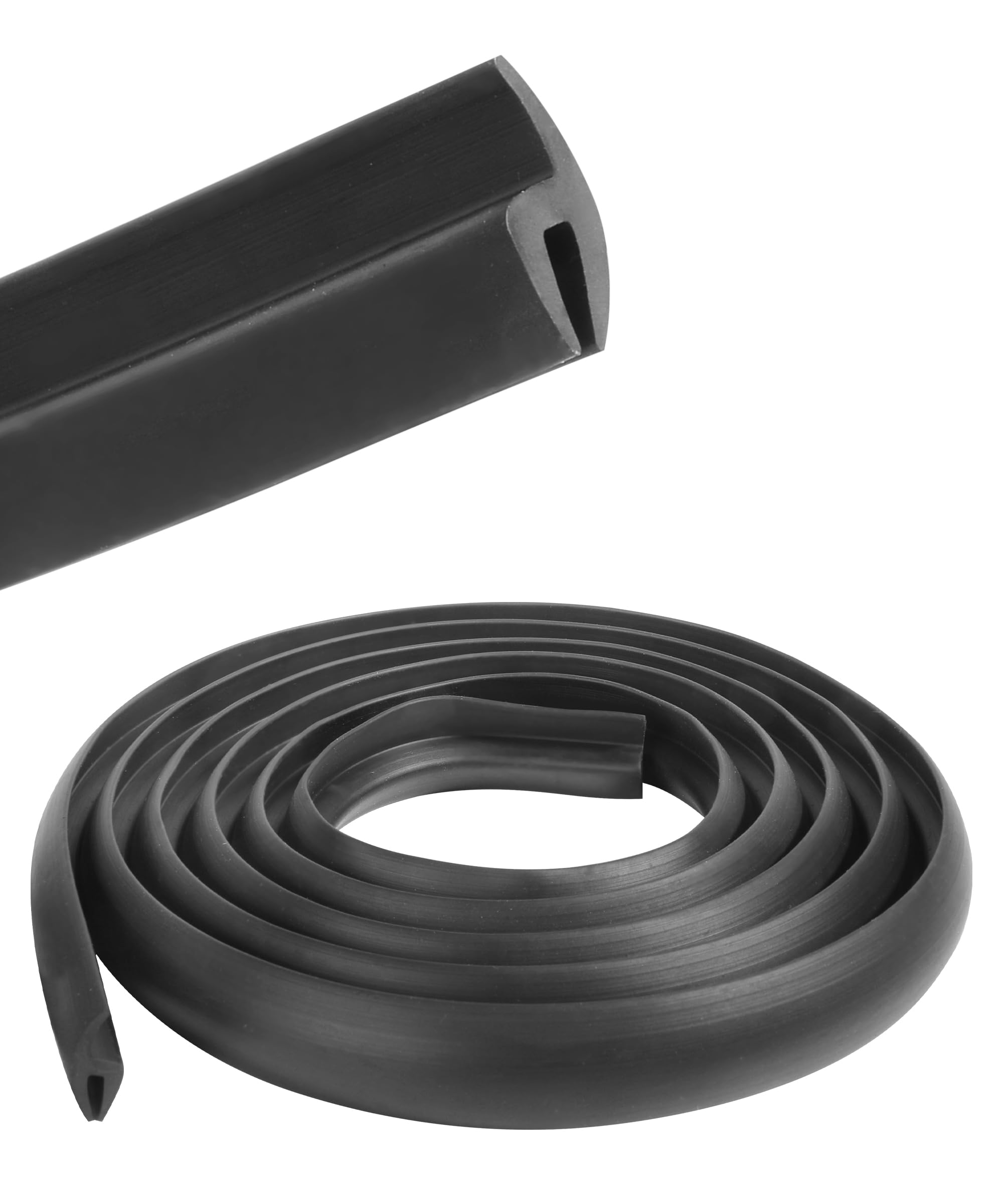 YAKEFLY 5.6FT Windshield Trim,Windshield Moulding,Front Windshield Moulding Trim Rubber Strip,Car Weather Stripping Windshield S