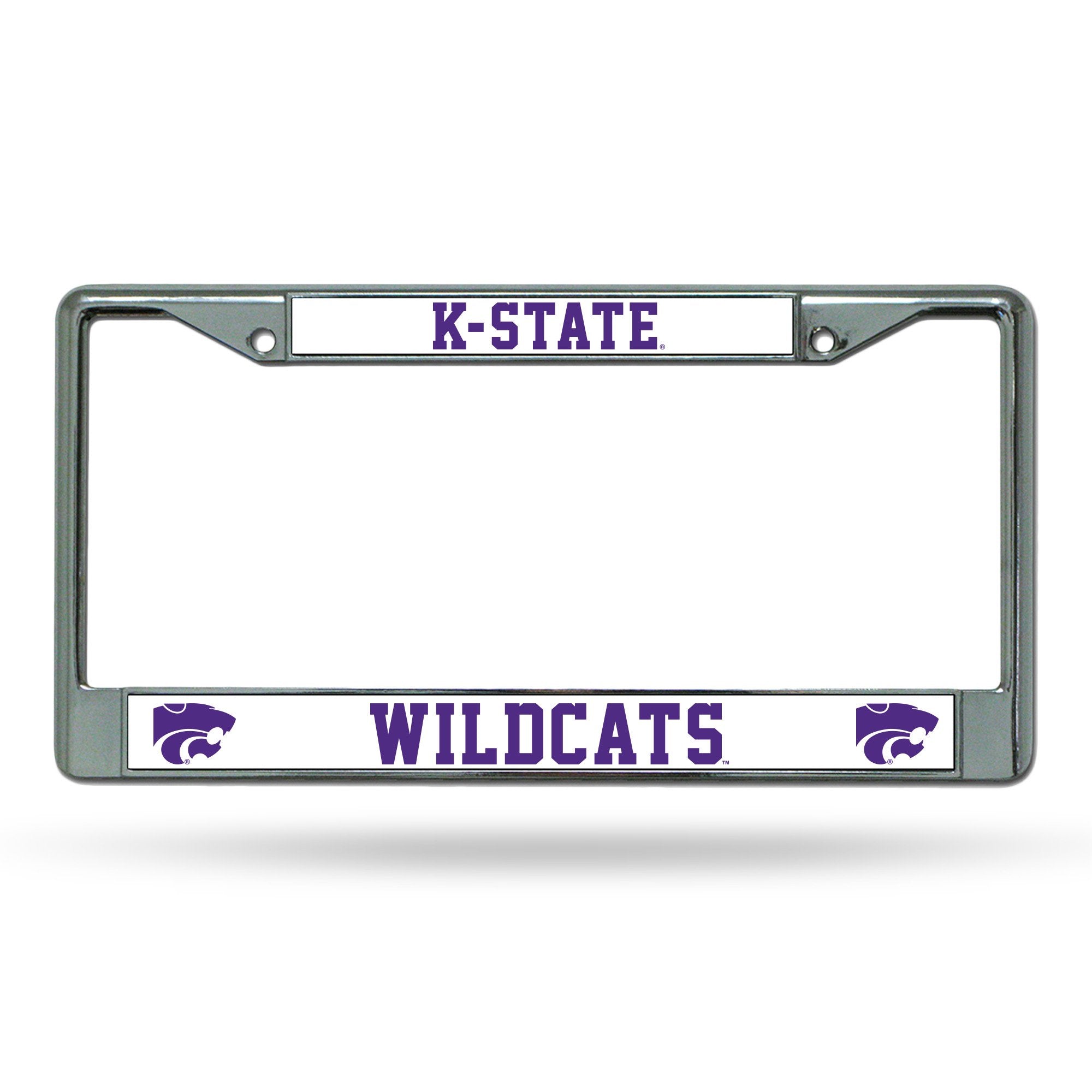 Ncaa Kansas State Wildcats Standard Chrome License Plate Frame