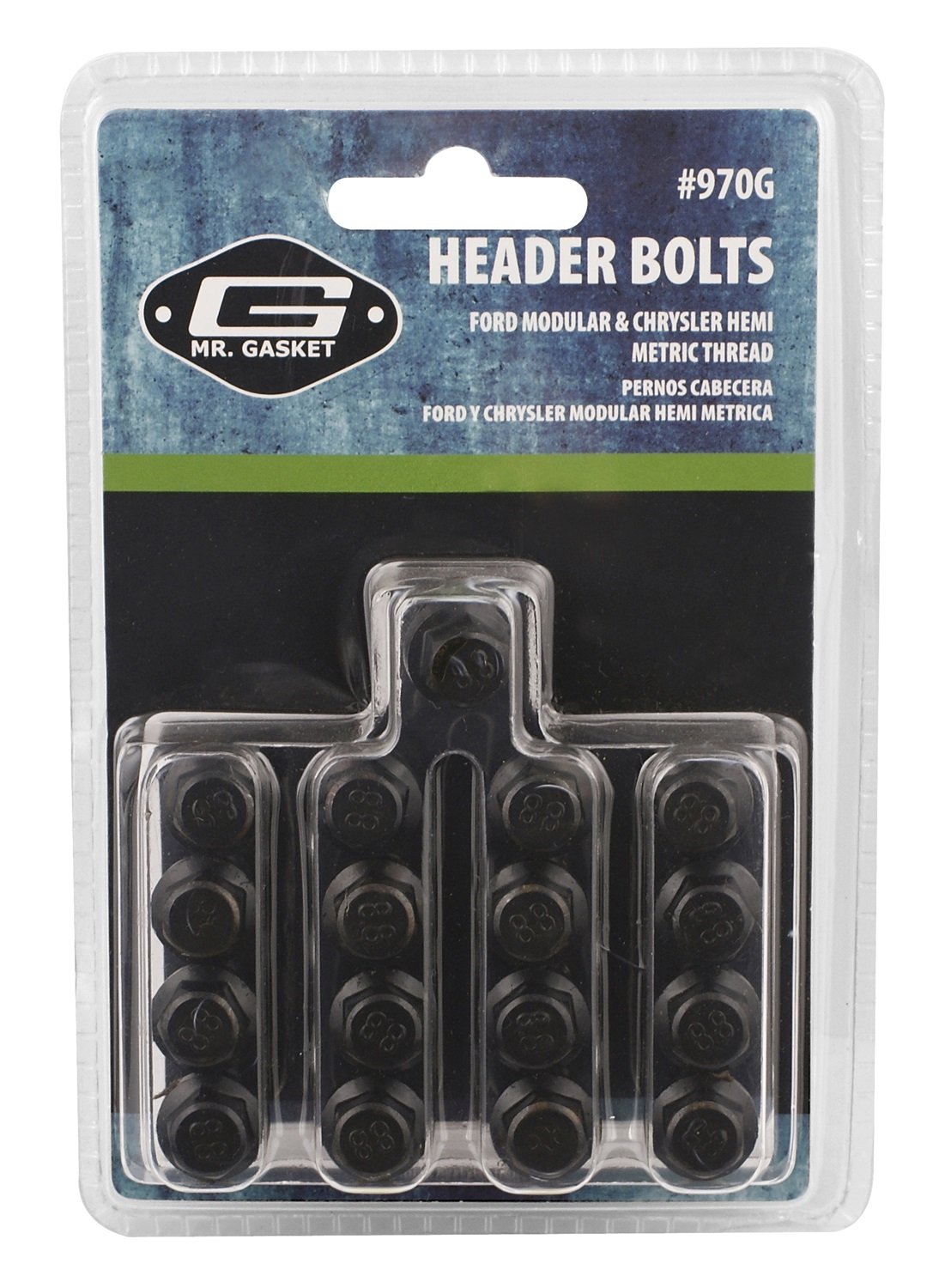 Mr Gasket 970G Metric Header Bolt, (Set Of 17)