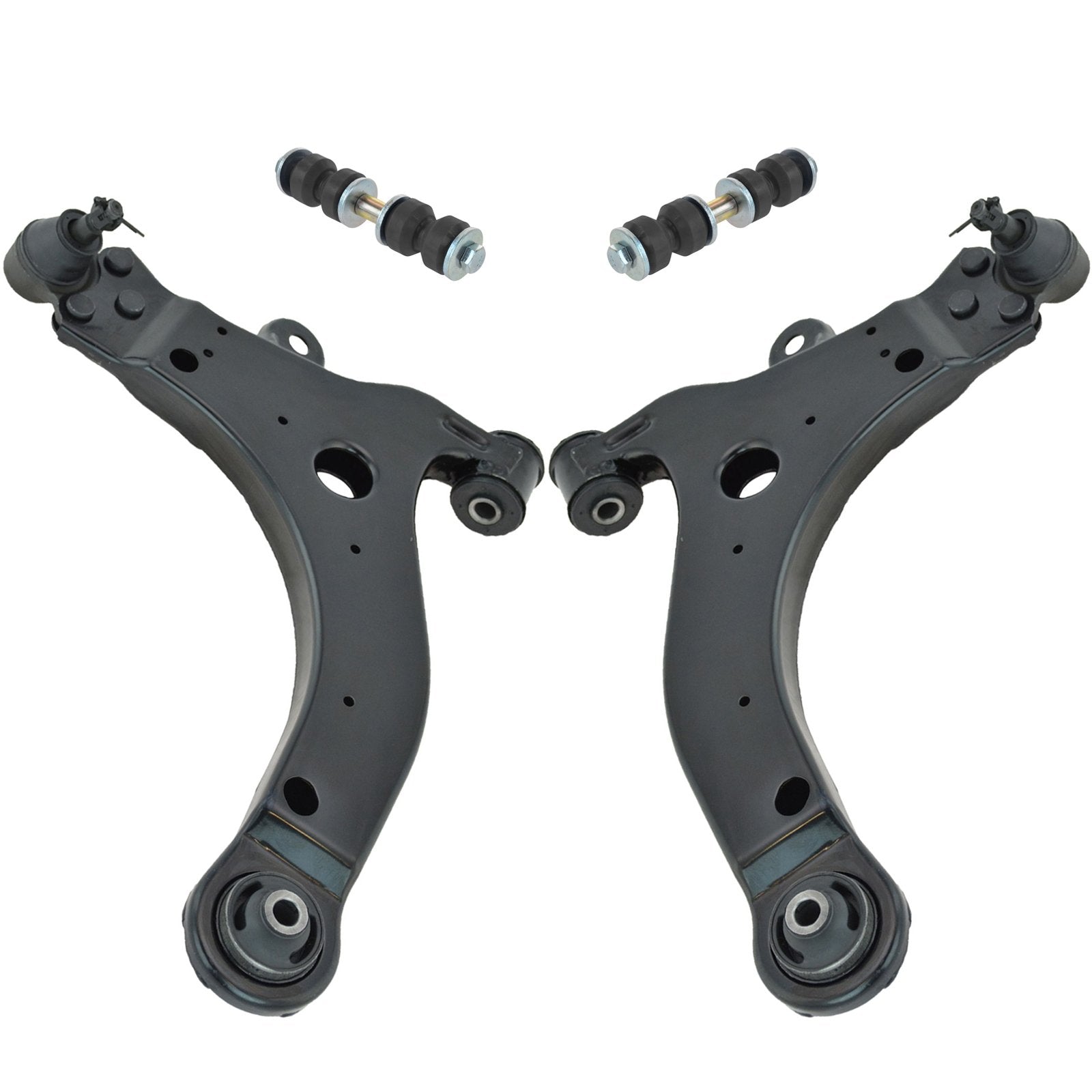 Trq Suspension Kit Control Arm With Ball Joint Sway Bar Stabilizer Link Compatible With 97-09 Buick 97-13 Chevrolet 97-04 Oldsmo