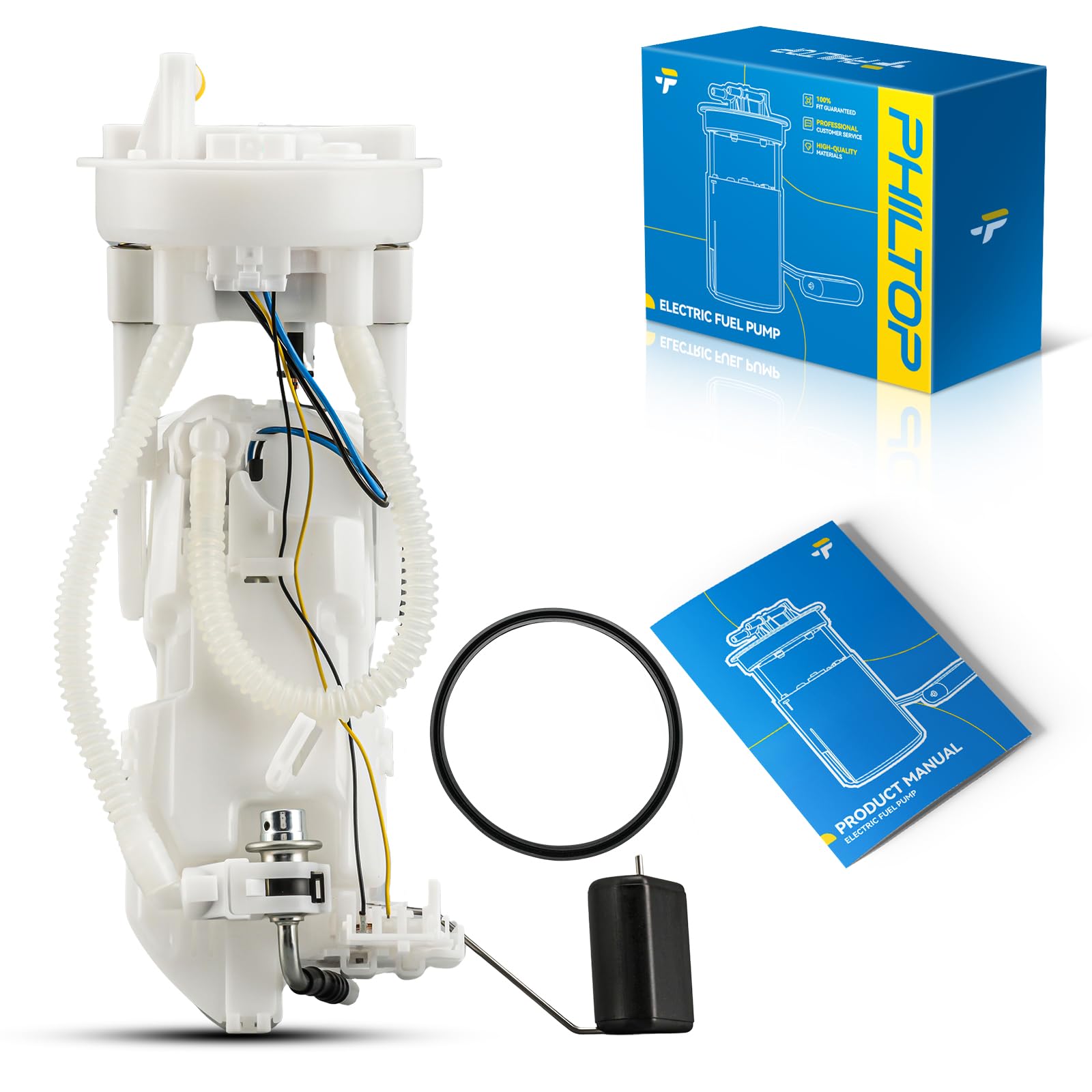 PHILTOP Electric Fuel Pump Assembly Fits for Acura RSX Base and Acura RSX Type-S 2005-2006,L4 2.0L, FG1259