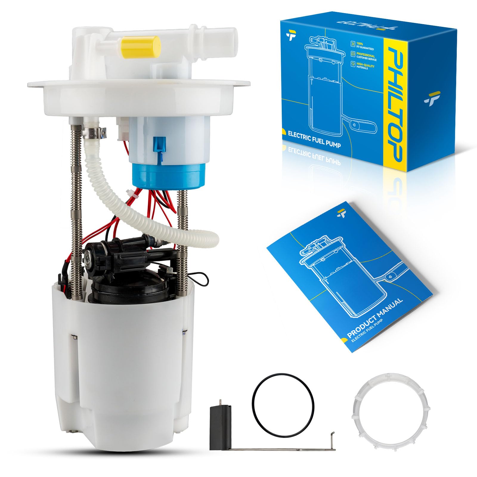 PHILTOP FG1529 Electric Fuel Pump Assembly with Sending Unit Compatible with 2012-2015 Civic, 2013-2015 ILX 1.8L | OE Replacemen