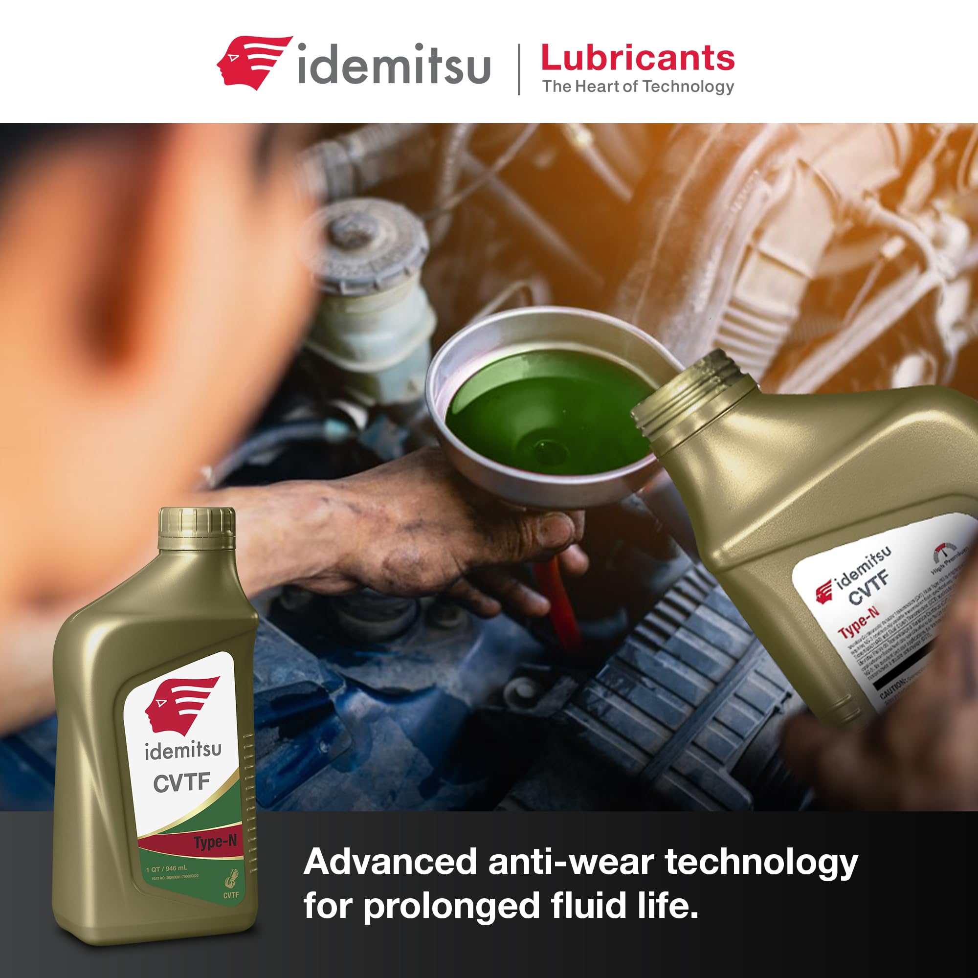 Idemitsu - 30040091-75000C020 Cvt Type N (Ns-2) Transmission Fluid For Nissan - 1 Quart