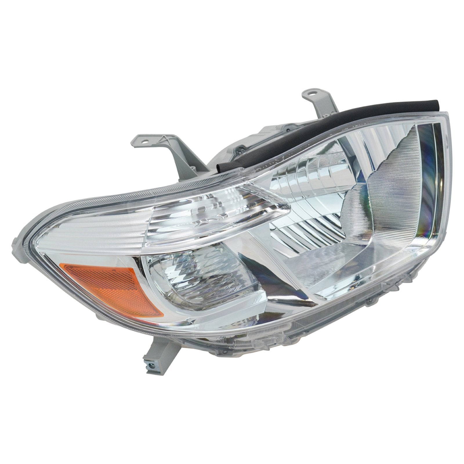 Trq Driver & Passenger Side Headlight Assembly Set Headlights Driver & Passenger Side Compatible With 2008-2010 Toyota Highlande