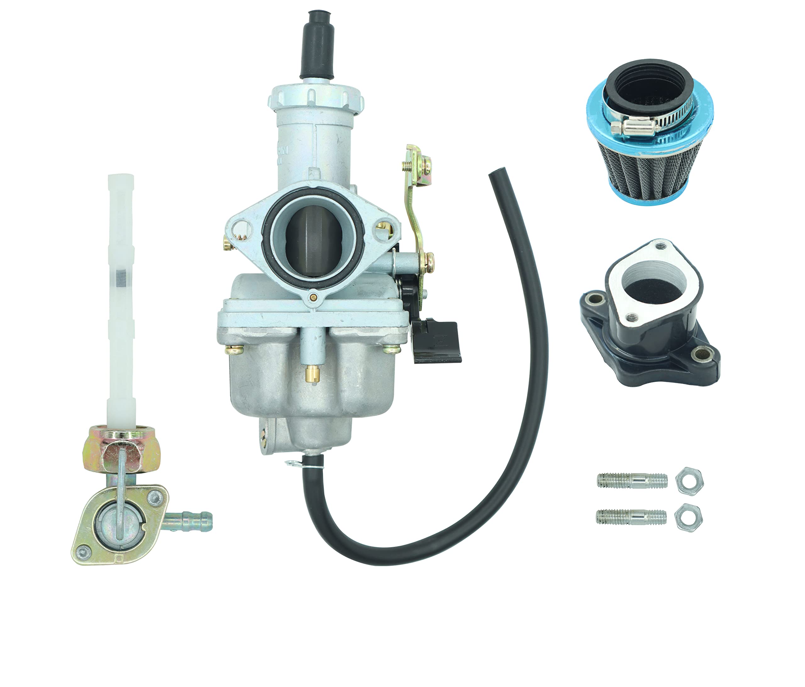 Carburetor For Honda ATC185 ATC185S ATC200 ATC200X ATC200S ATC200E 1980-1987, fit for Honda TRX250 TRX250EX Recon With Air Filte