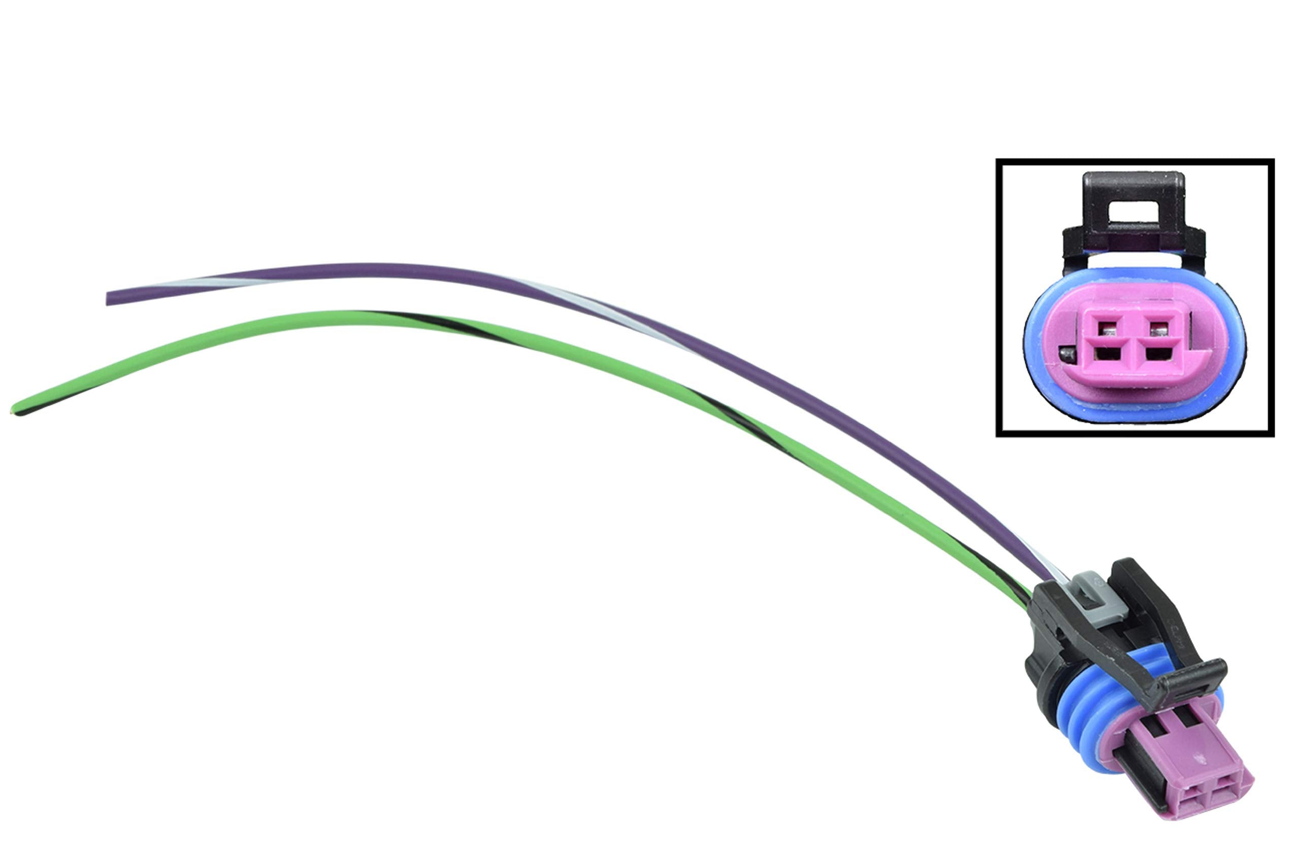 ICT Billet VSS Wire Connector Pigtail LS Vehicle Speed Sensor LS1 Plug T56 4L60e 4L80e Transmission Swap OEM Color TXL LS2 LM7 L