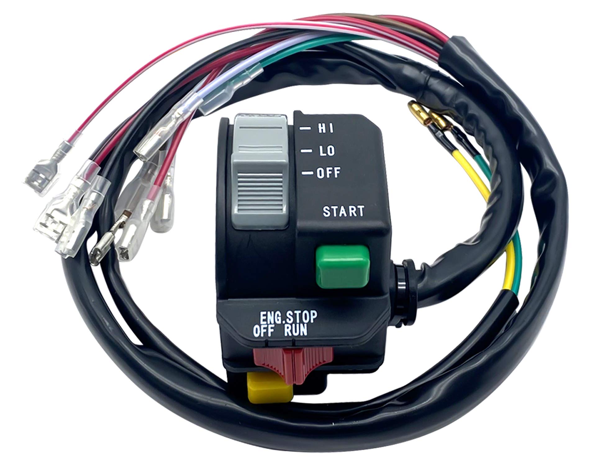 M MATI Left Handlebar Start Stop Switch for Polaris ATV 400L 6X6 Magnum 425, Model 4110193