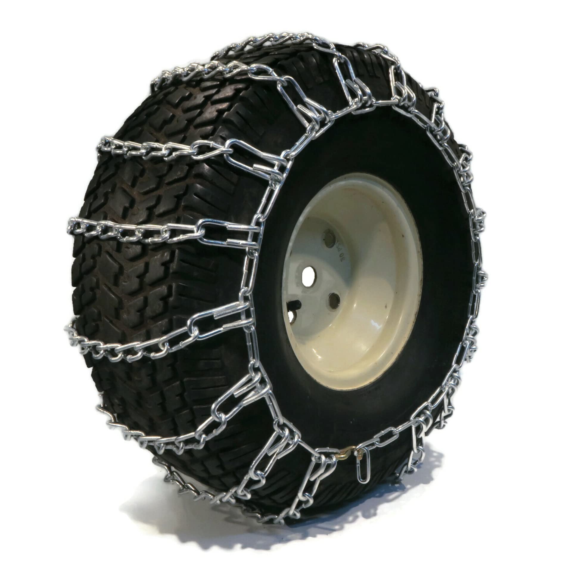 The Rop Shop | Pair Of 2 Link Tire Chains 14X5.5X5 For Snow Blowers, Lawn & Garden Tractors, Mowers & Riders, Utv, Atv, 4-Wheele