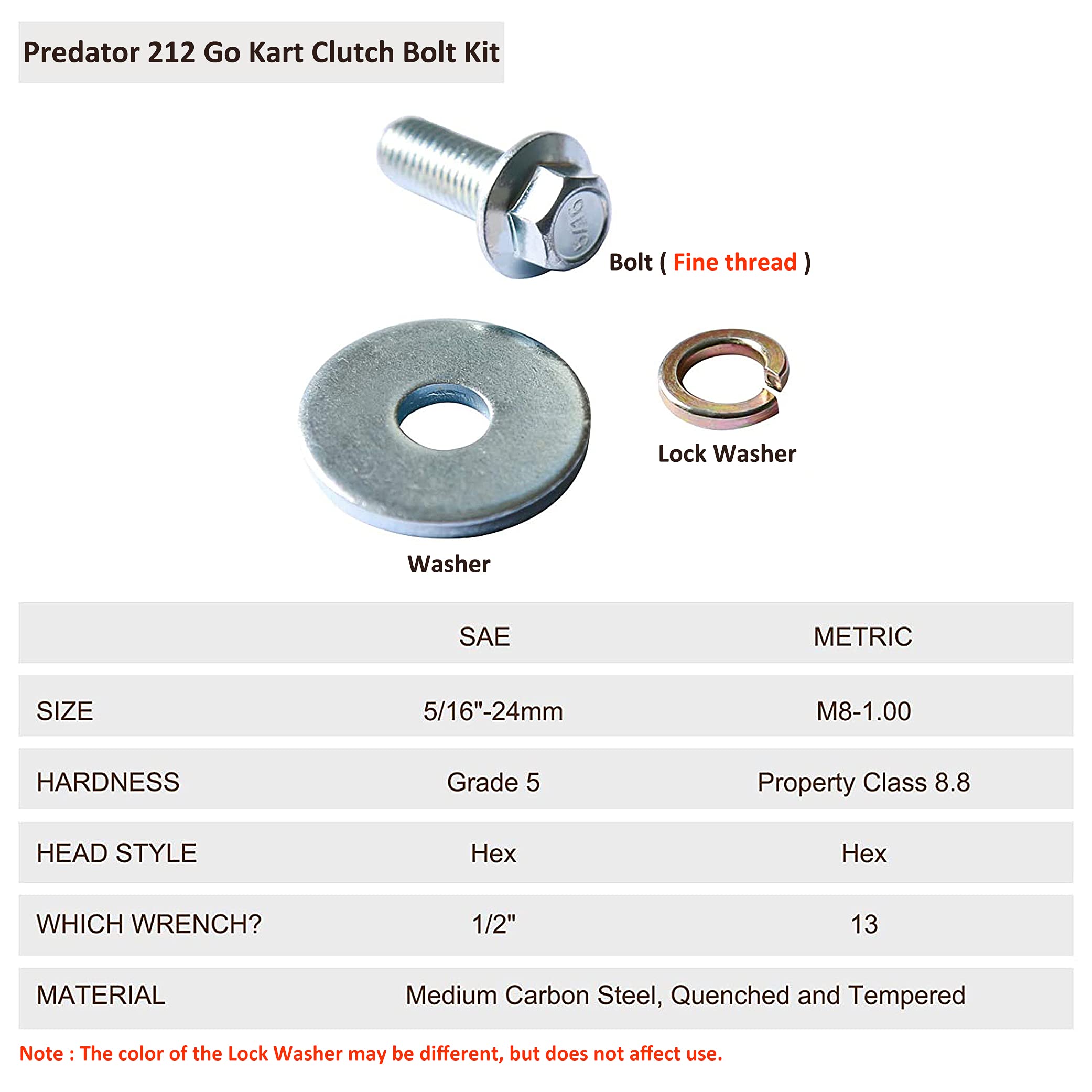 FDJ 3/4" Centrifugal Clutch 12T with #35 Chain Kit for Mini Bike & Go Kart, Fits 2-7 HP Honda Engines