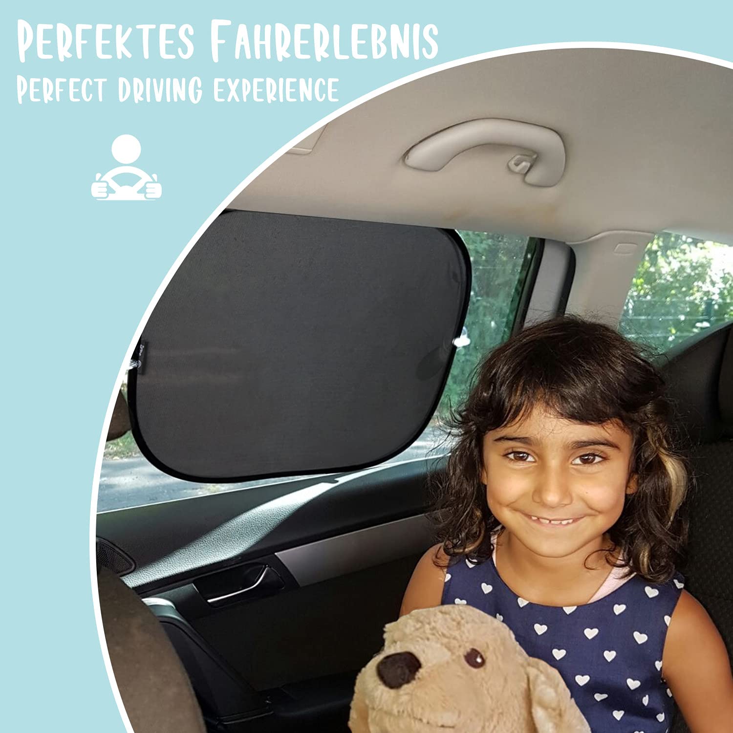 Laneta - Leon And Sophie Car Sun Shade Baby - Sun Shade For Car Window