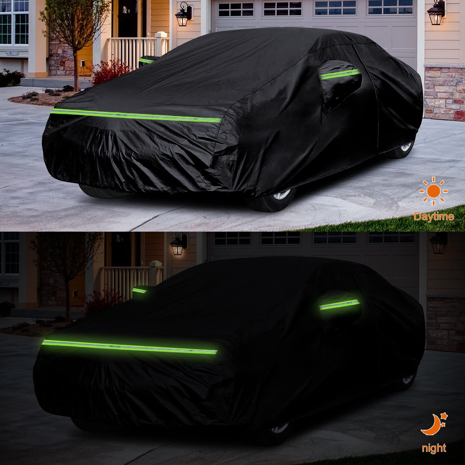 Waterproof Car Covers Replace For 2004-2025 Mercedes Benz Cls 250 350 400 500 550, 6 Layers All Weather Car Cover With Zipper Do