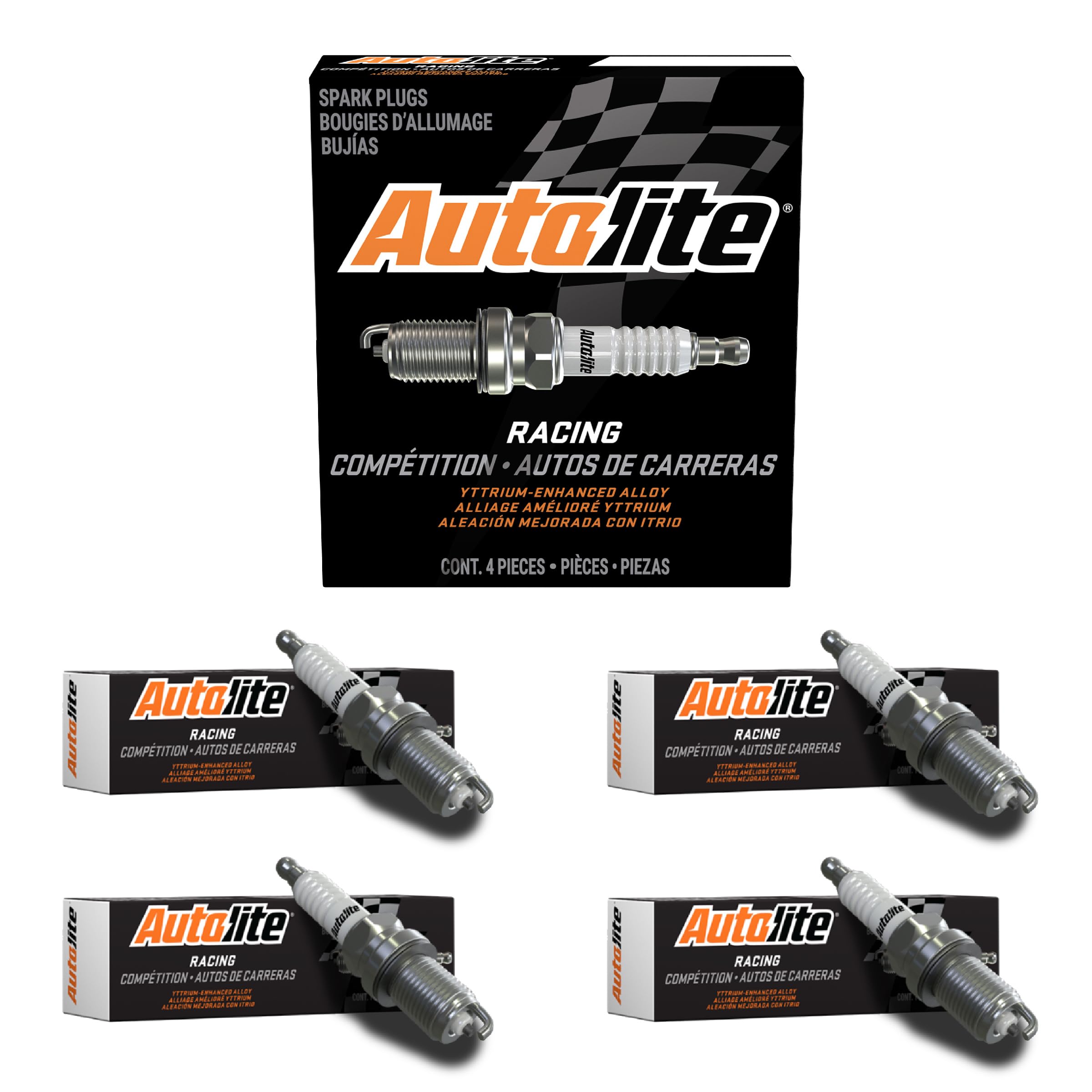 Autolite AR93 High Performance Racing Non-Resistor Spark Plug, Pack of 1