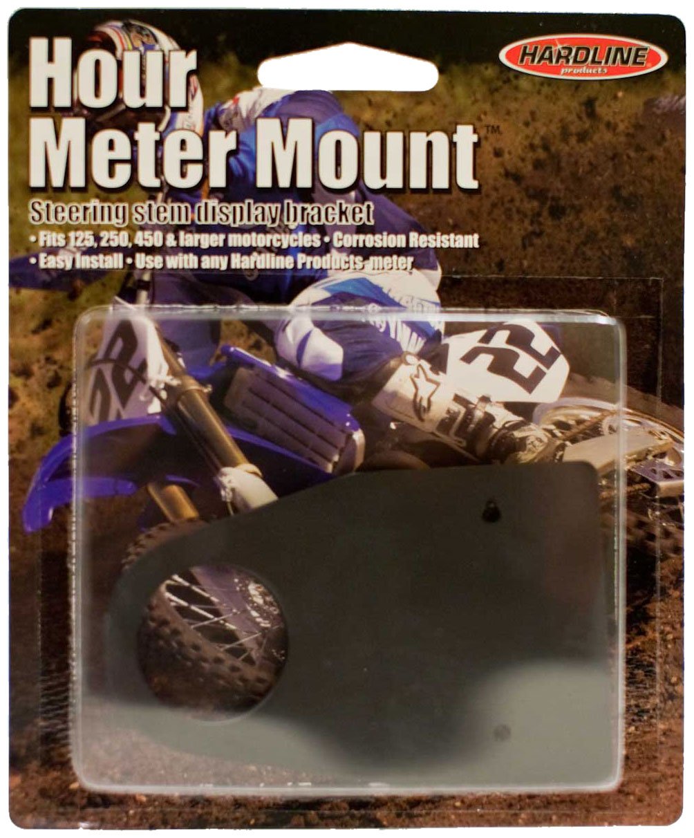 Hardline Products HRMM-2 Hour Meter Mount for Re-Settable Hour Meter,Black