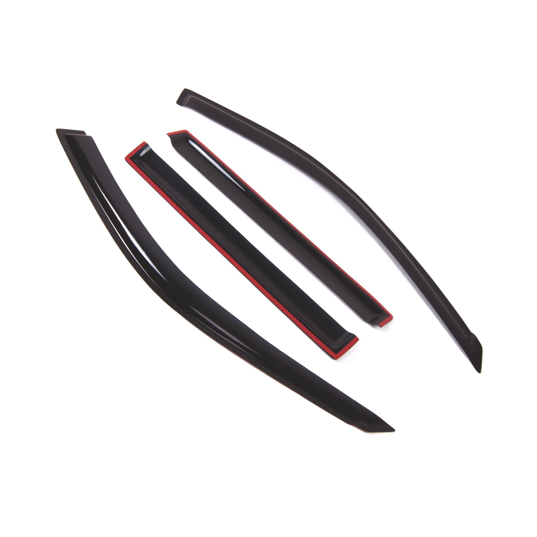 Tuningpros Outside Mount Window Vent Visors Rain Guards Compatible With Toyota Sienna 2004-2010 | Side Window Wind Deflectors Ra