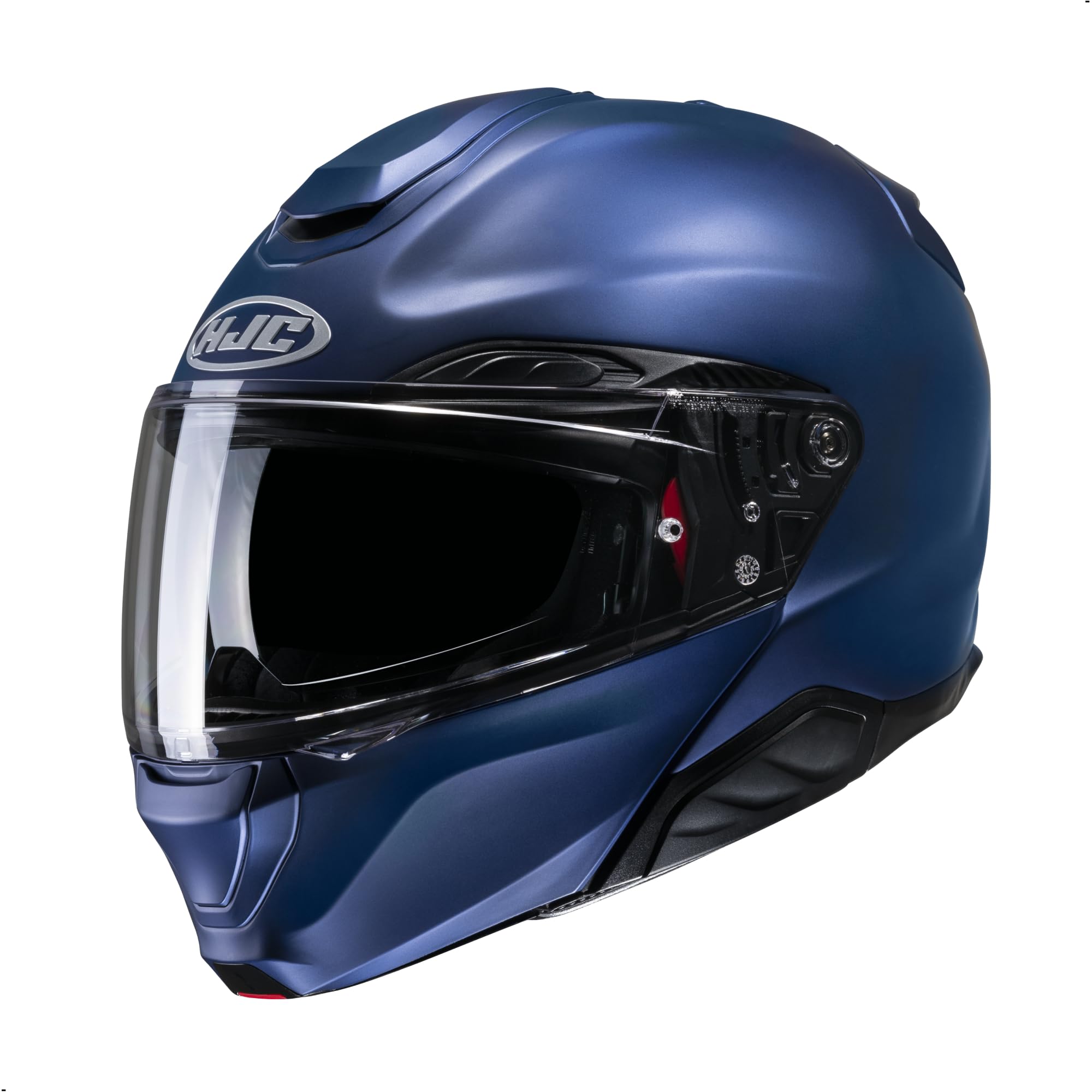 HJC RPHA 91 Solid Modular Motorcycle Helmet with HJ-37 Pinlock Shield, DOT Approved (Semi Flat Metallic Blue, XX-Large)
