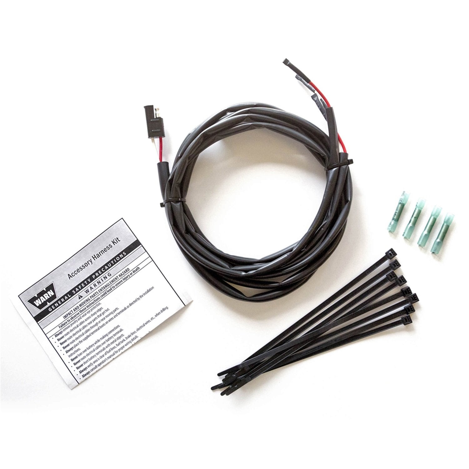 WARN 93373 Winch Accessory: Driving/Fog Light Wiring Harness for ZEON Platinum Winches
